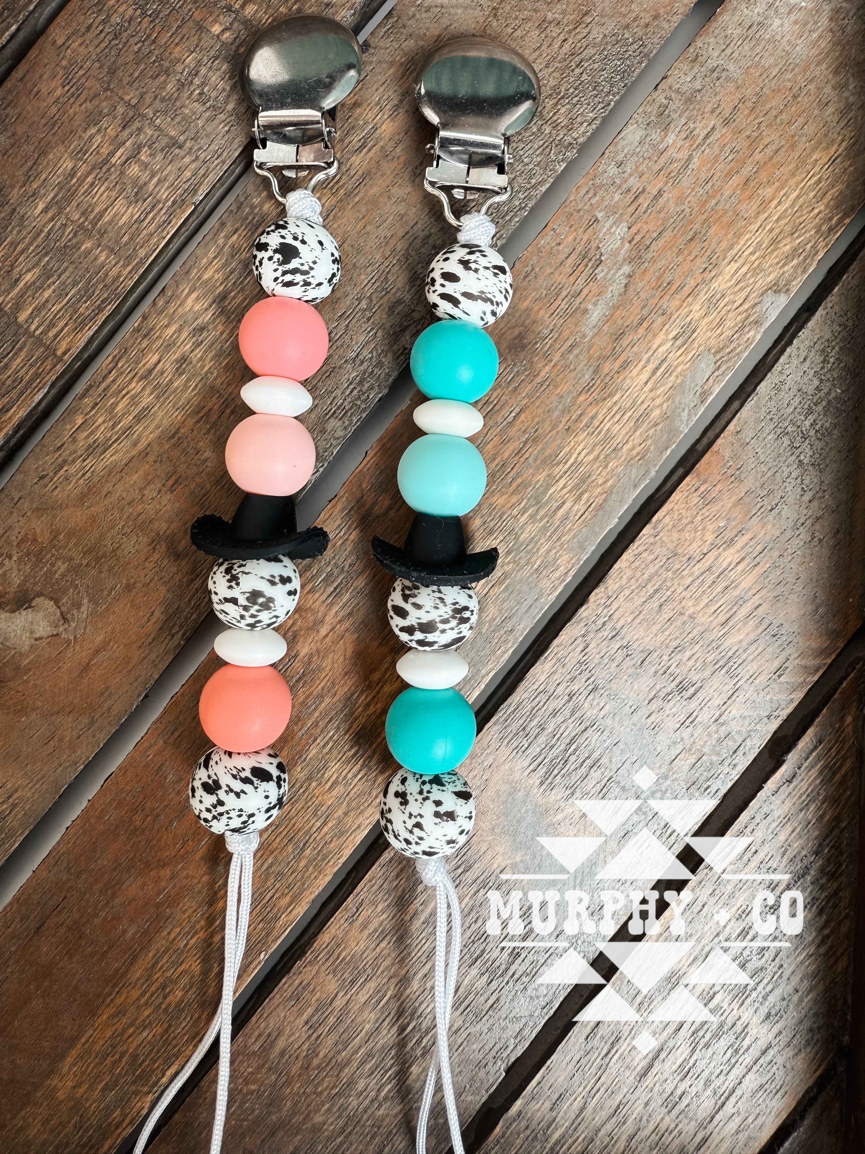 BLACK COWBOY HAT CLIPS