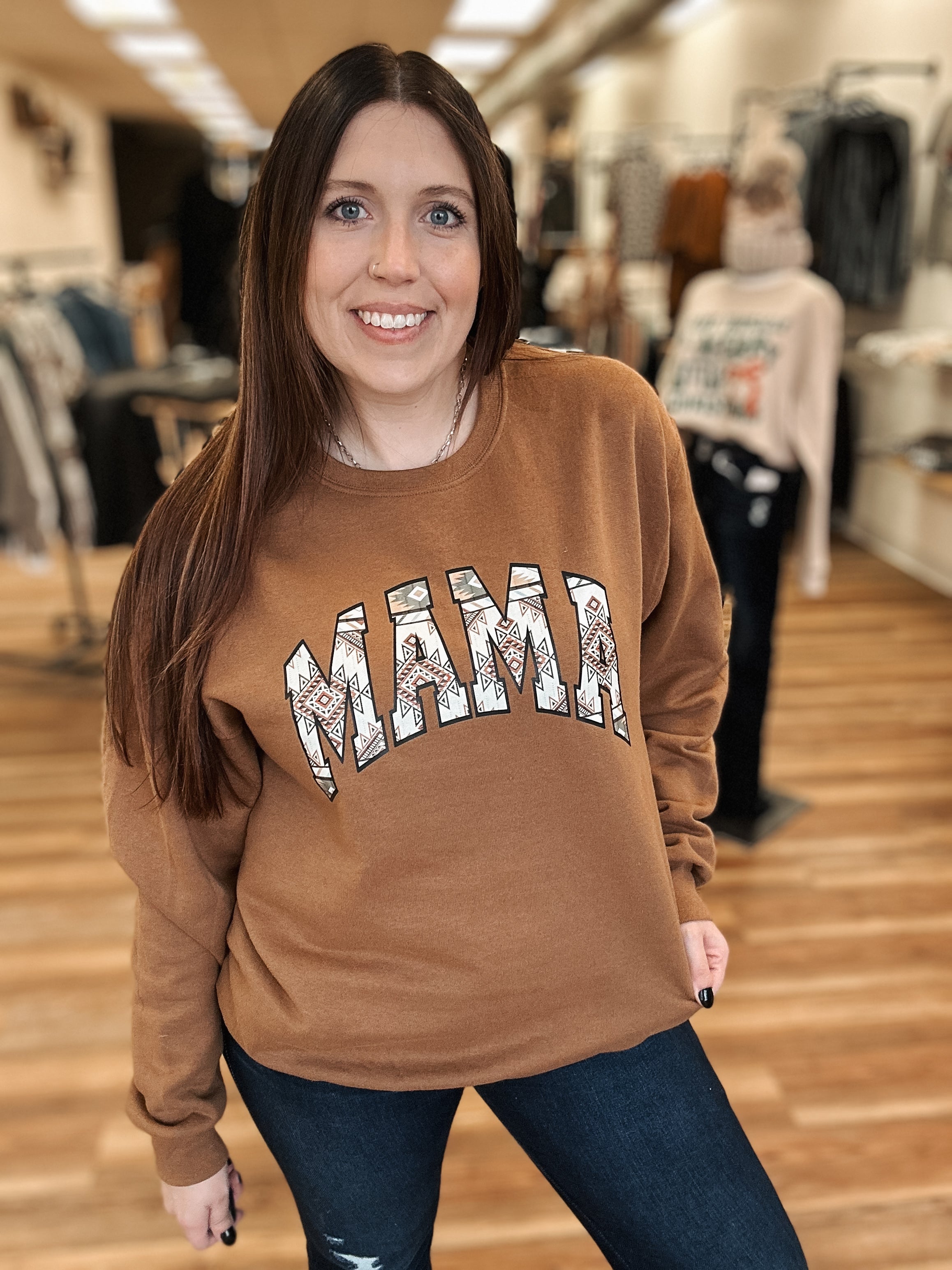 AZTEC MAMA CREWNECK