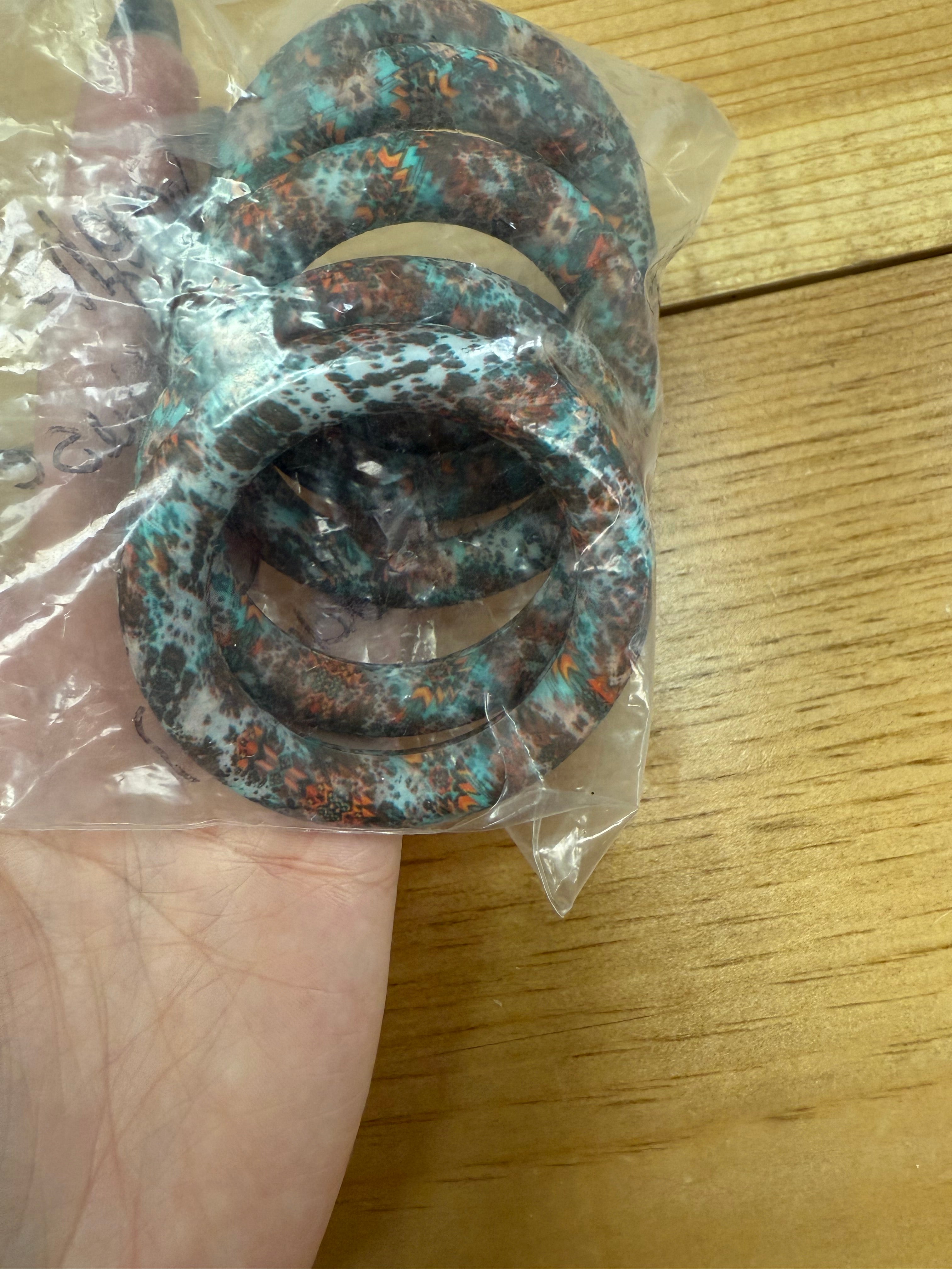 COWPRINT AZTEC 65MM RINGS