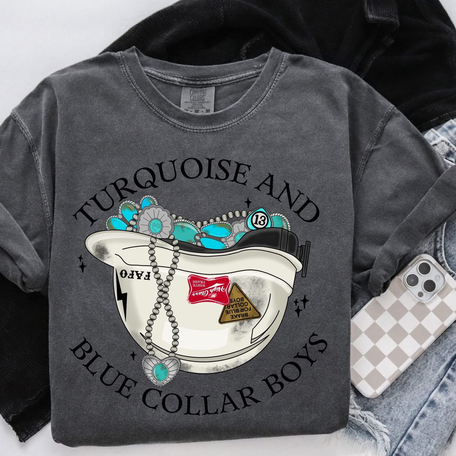 BLUE COLLAR BOYS SHIRT OR SWEATSHIRT