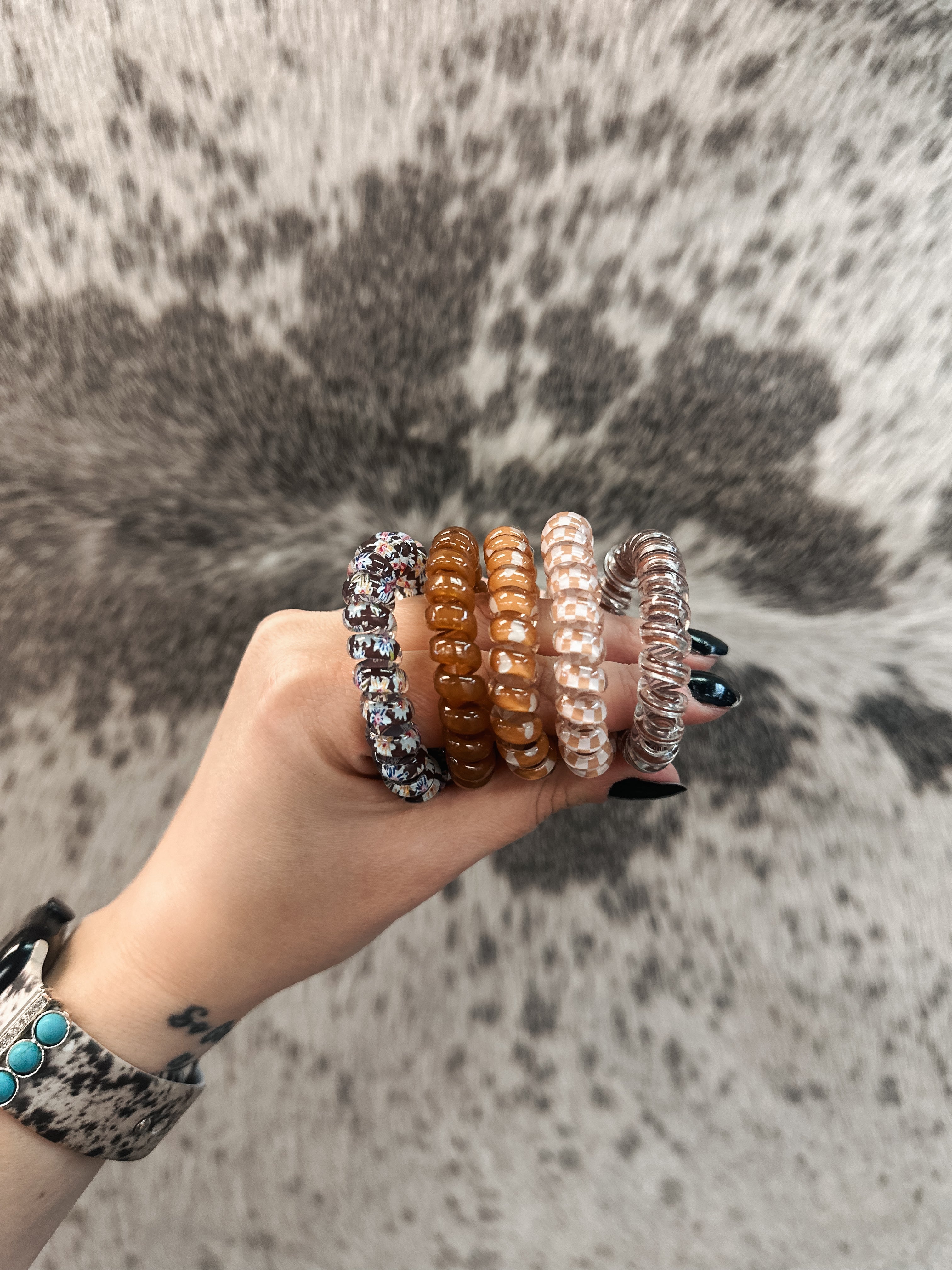 COIL HAIR TIES (PACK OF 5) - MULTIPLE OPTIONS