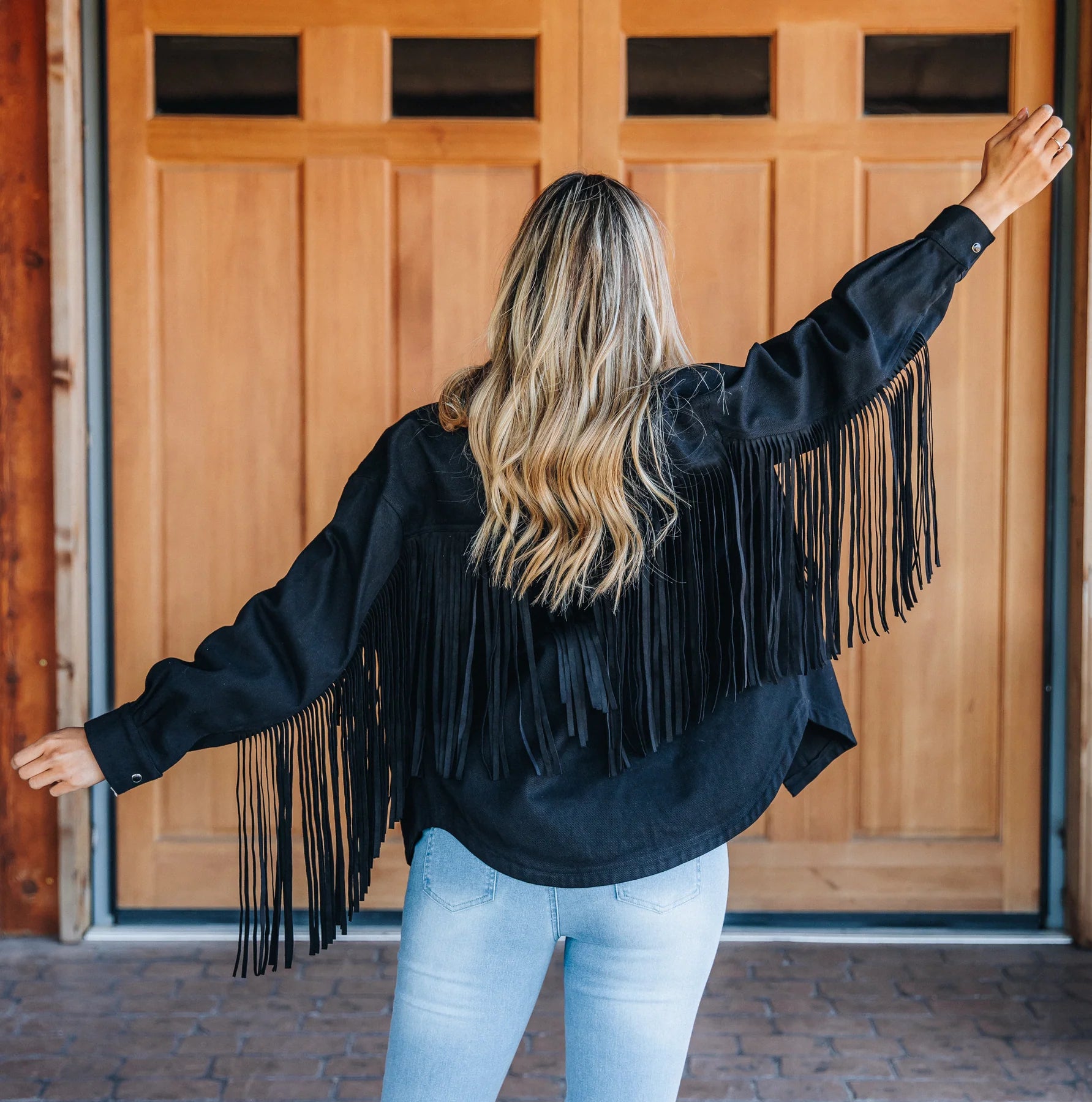 FRINGE WITH BENEFITS JACKET