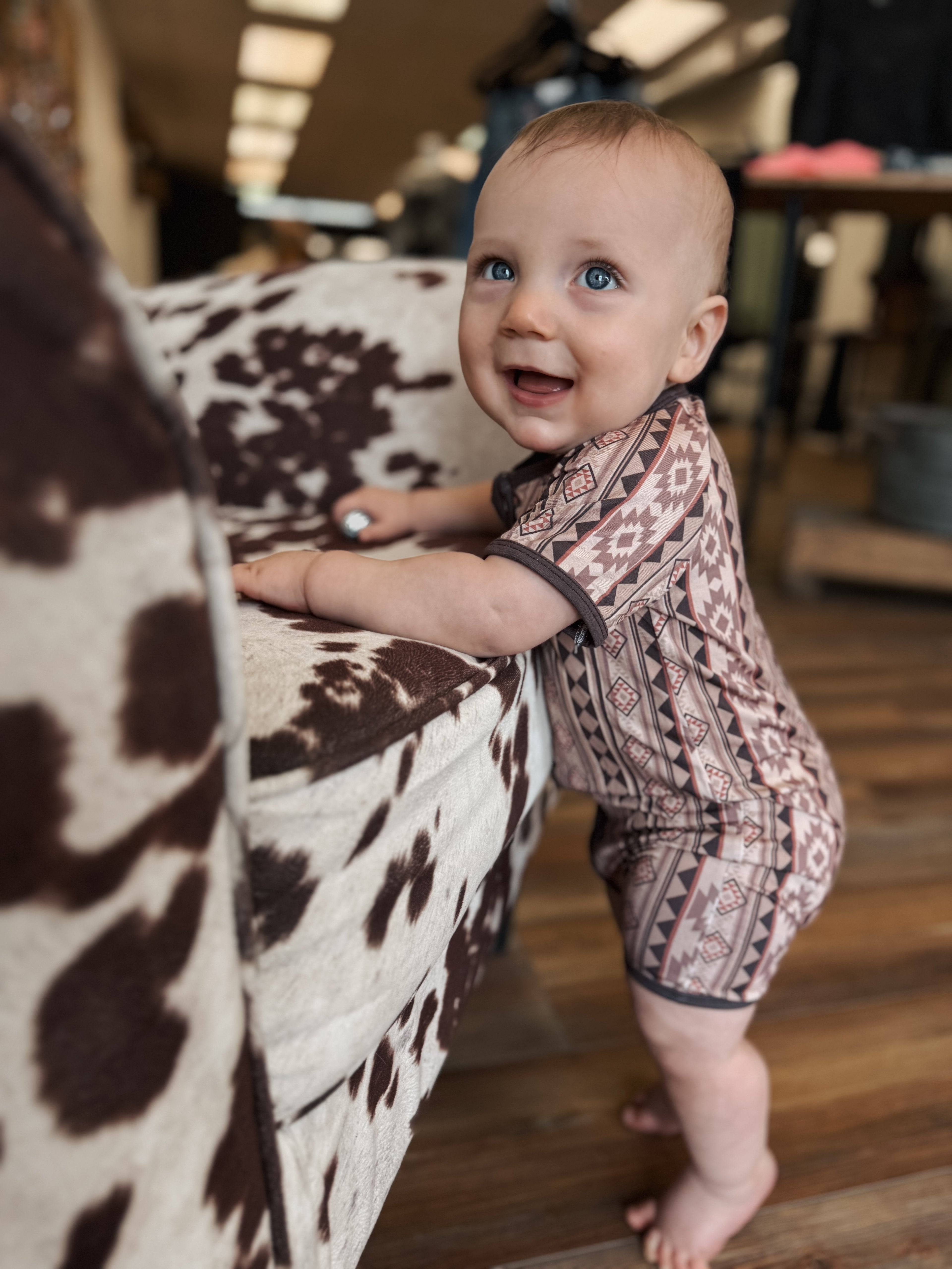 EXCLUSIVE DUSTY AZTEC BAMBOO SHORTIES