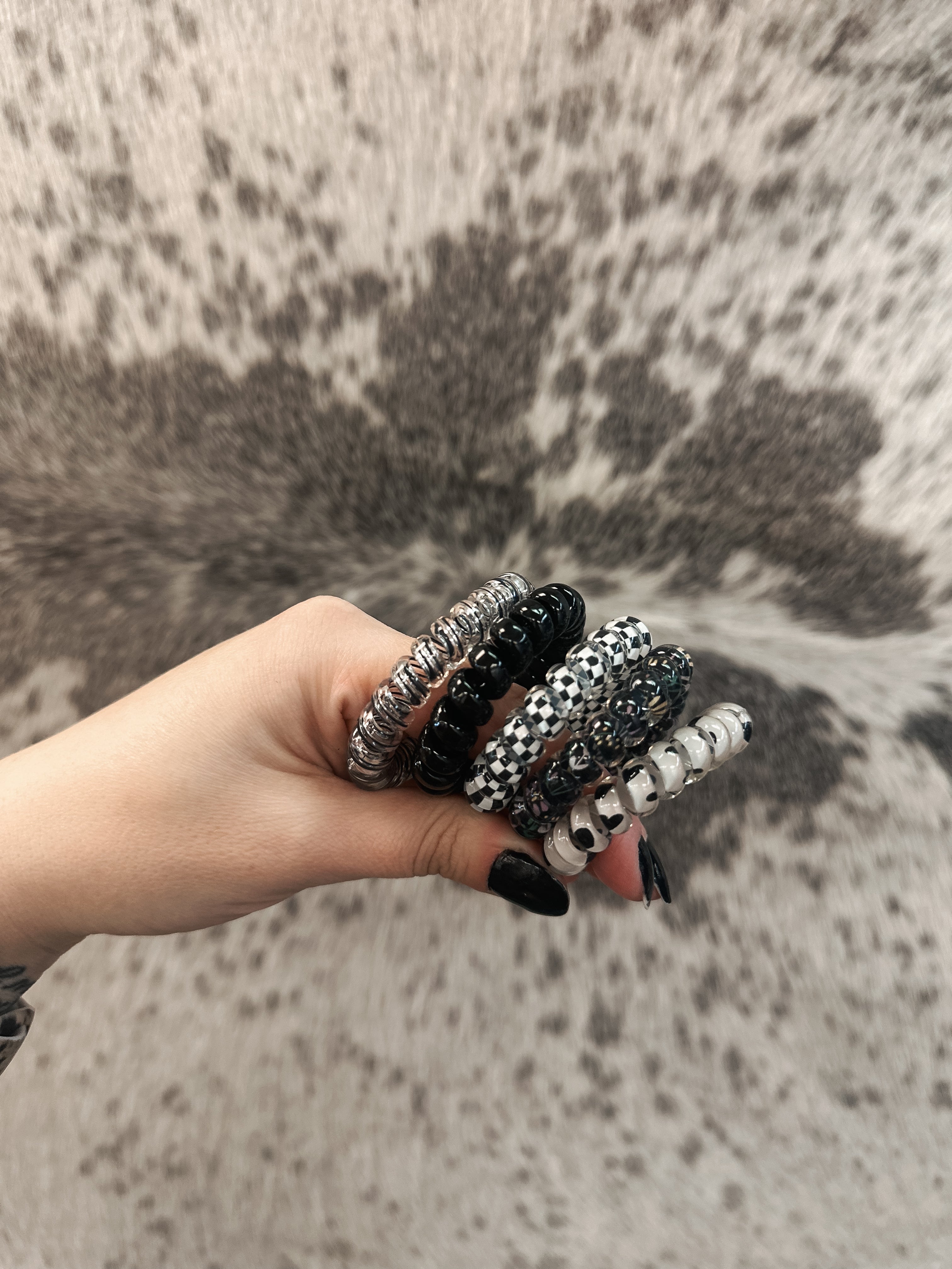 COIL HAIR TIES (PACK OF 5) - MULTIPLE OPTIONS