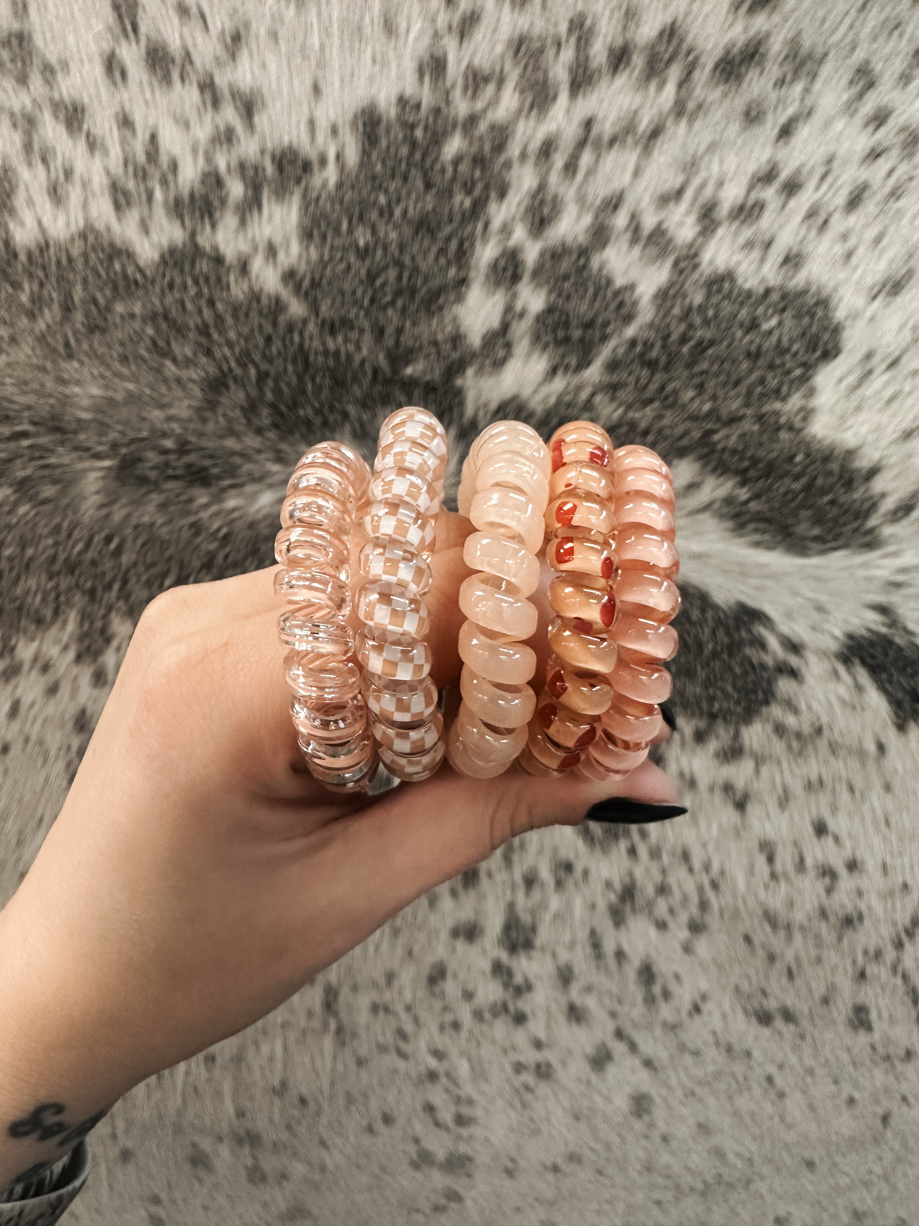 COIL HAIR TIES (PACK OF 5) - MULTIPLE OPTIONS