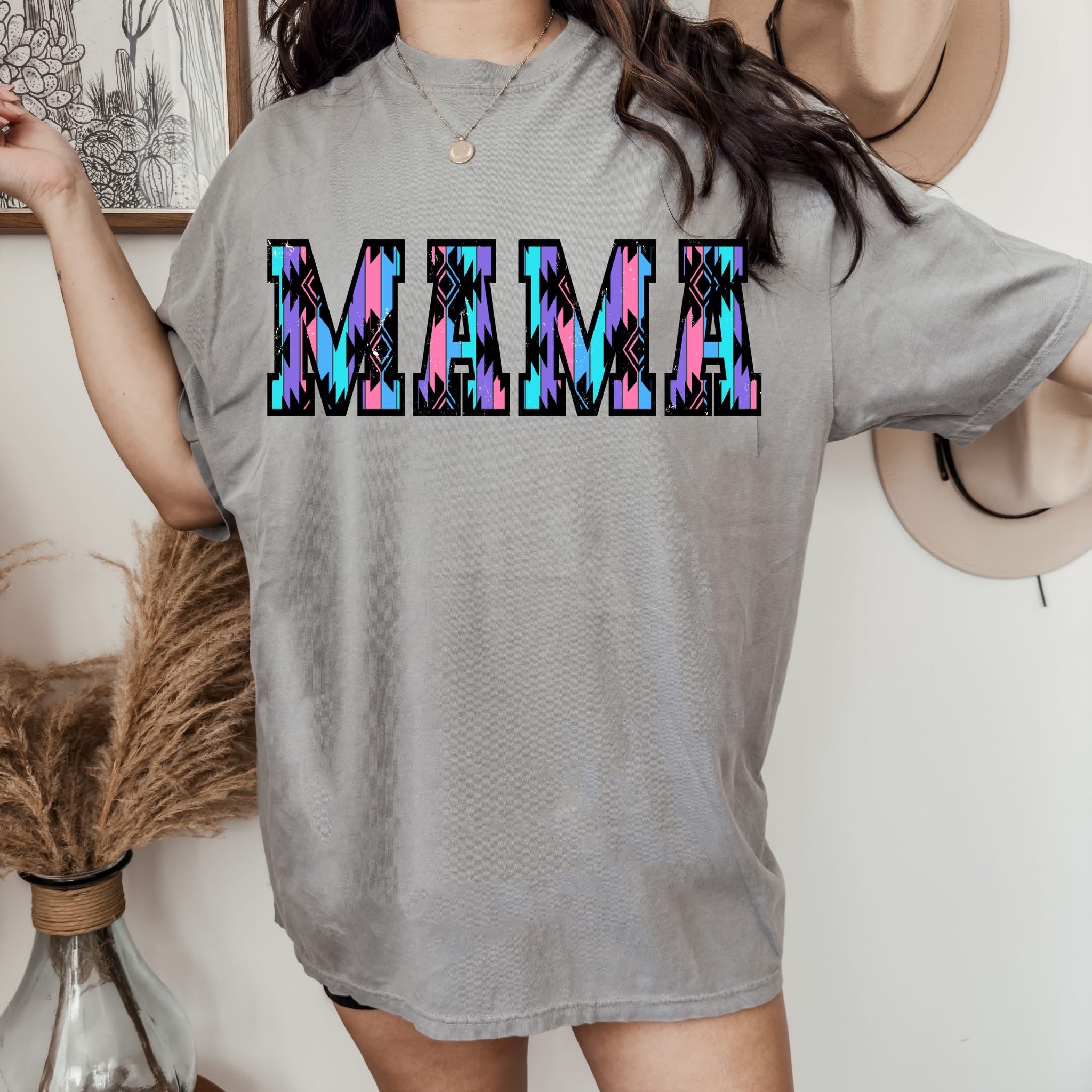 90’S VIBE AZTEC MAMA GRAPHIC SHIRT OR SWEATSHIRT