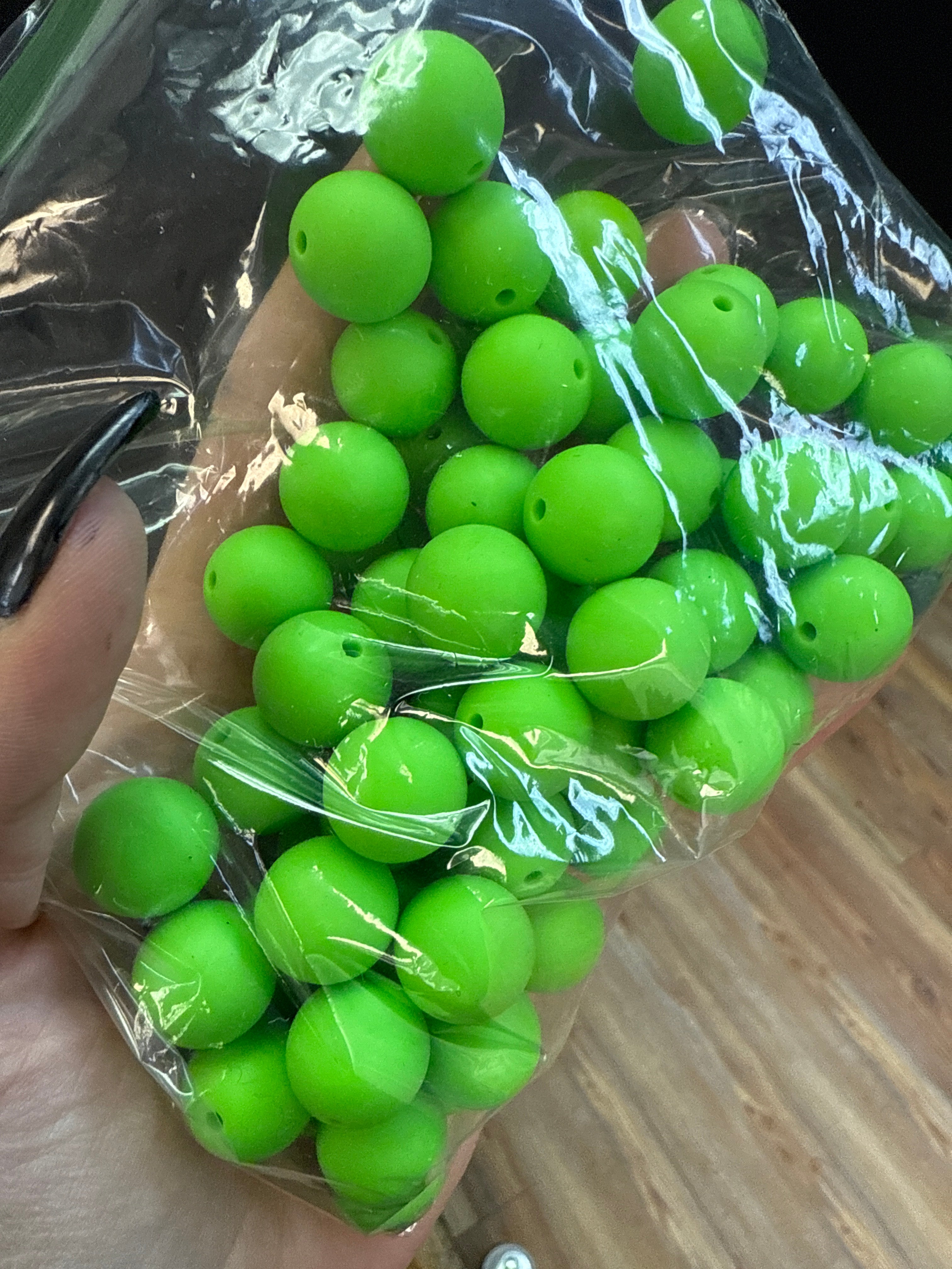 PACK OF 34 15MM LIME GREEN