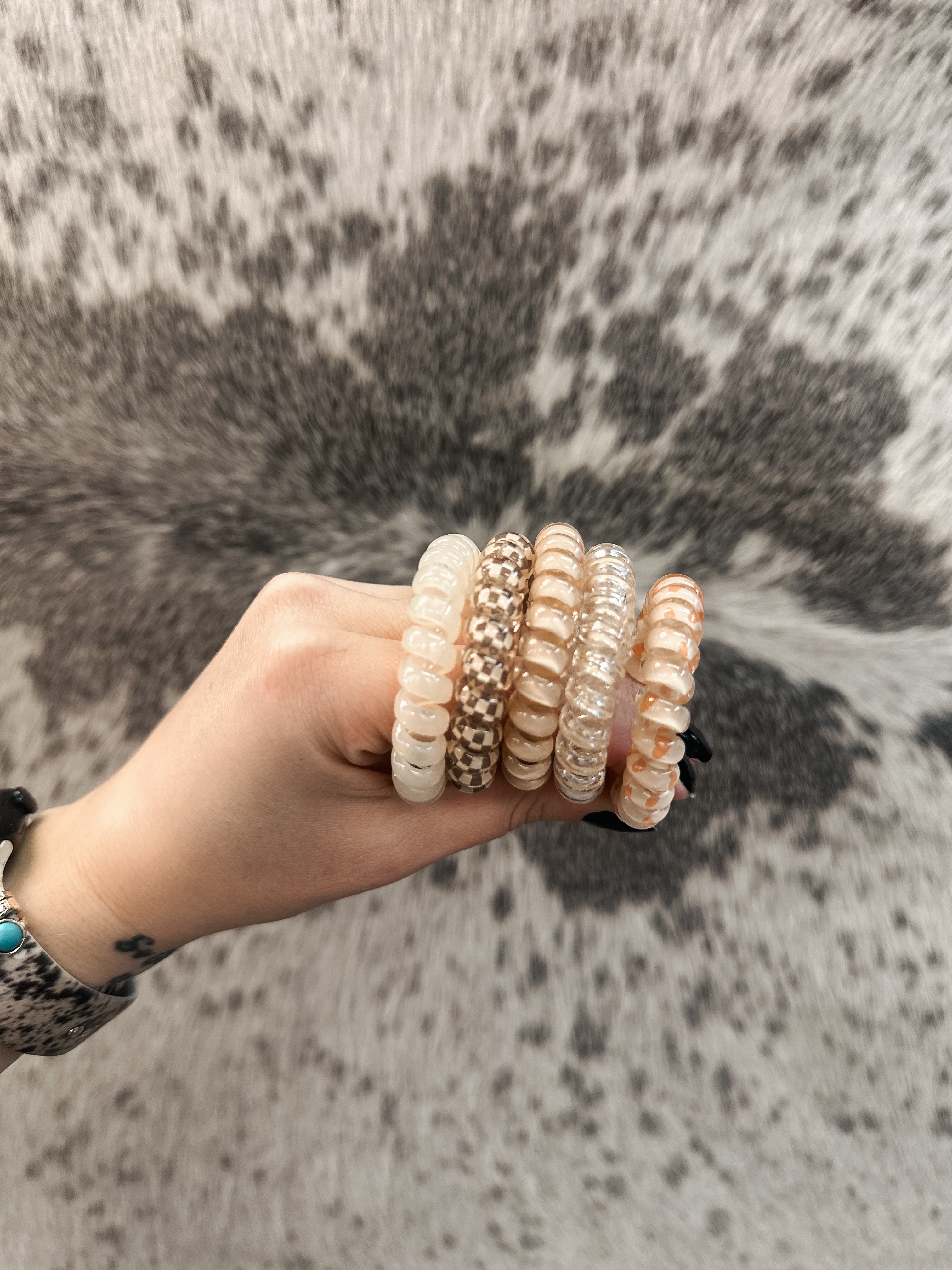 COIL HAIR TIES (PACK OF 5) - MULTIPLE OPTIONS