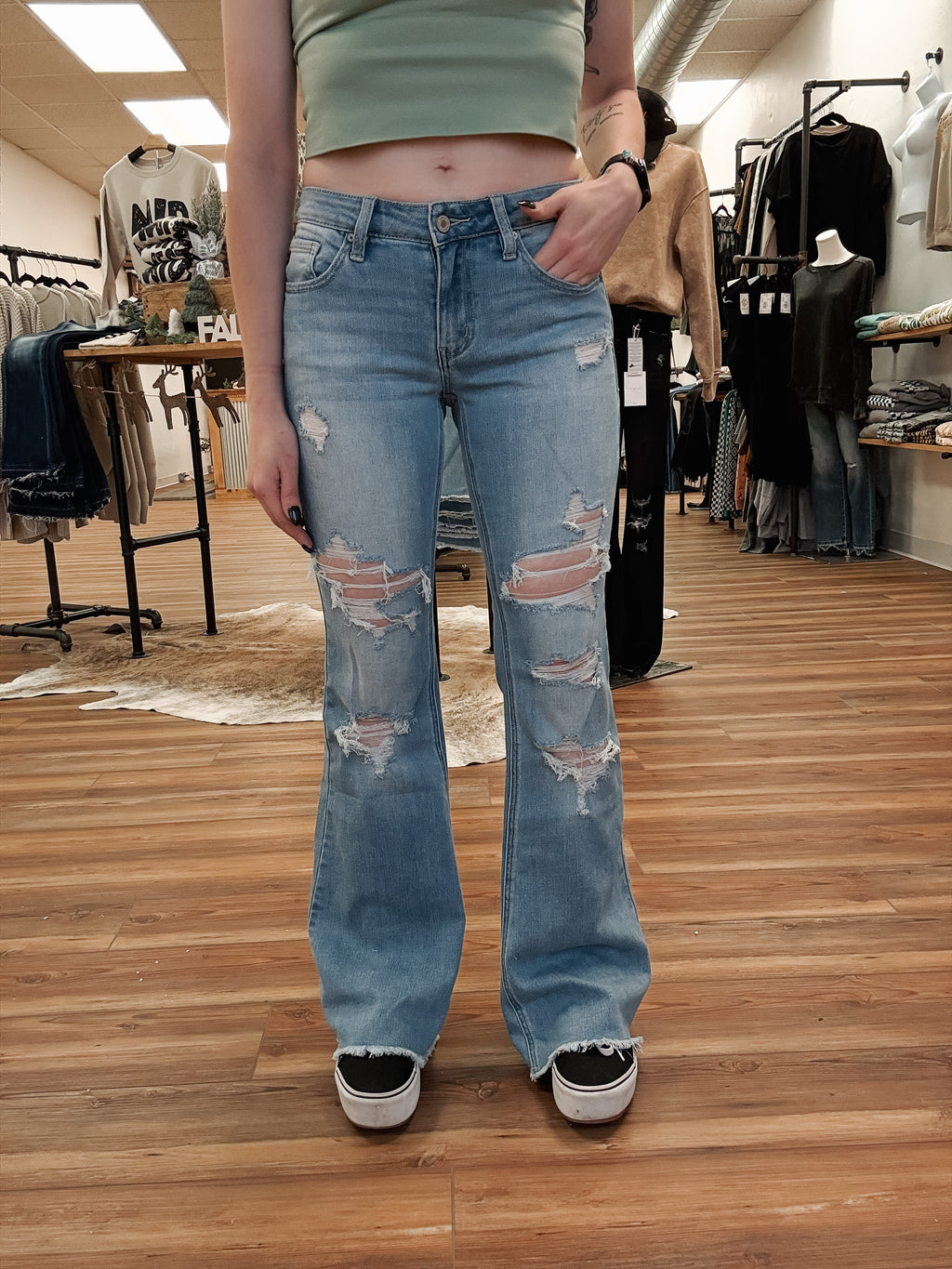 THE BENNETT MID RISE FLARE - KANCAN