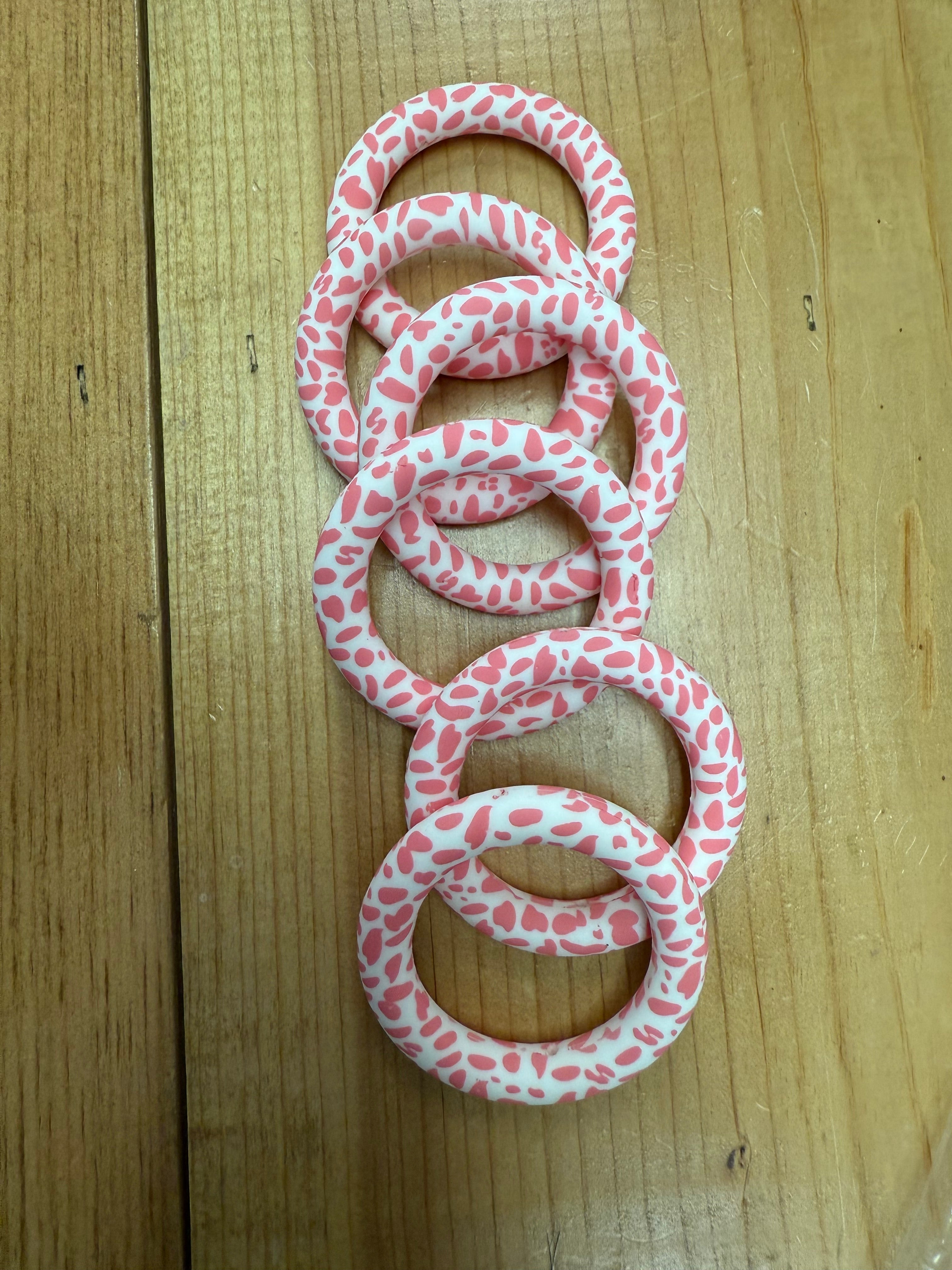 PINK COW 65MM RINGS
