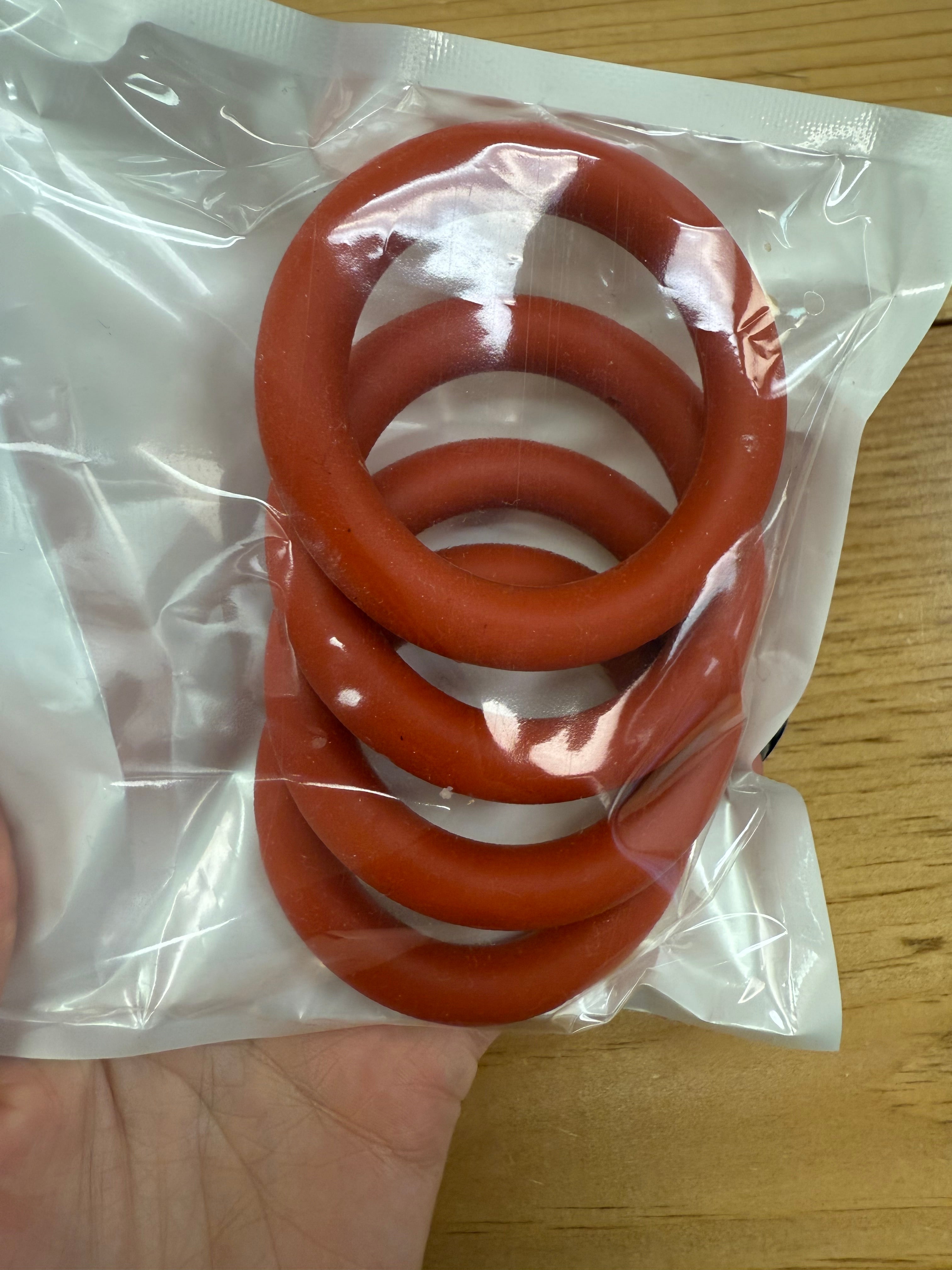 PACK OF 4 RUST 65MM RINGS