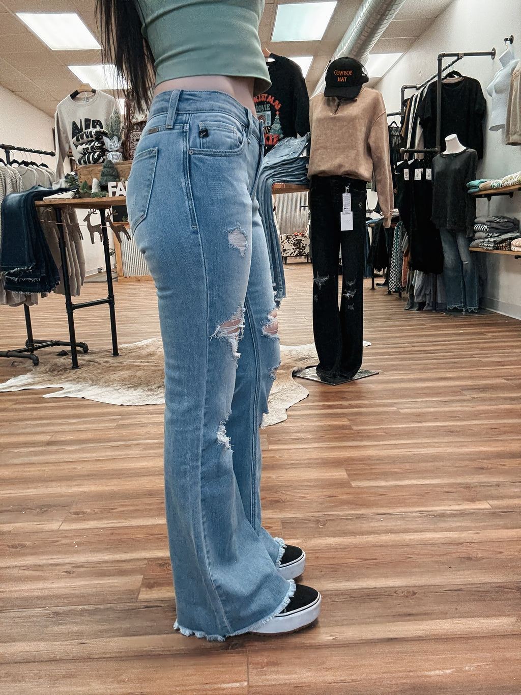 THE BENNETT MID RISE FLARE - KANCAN