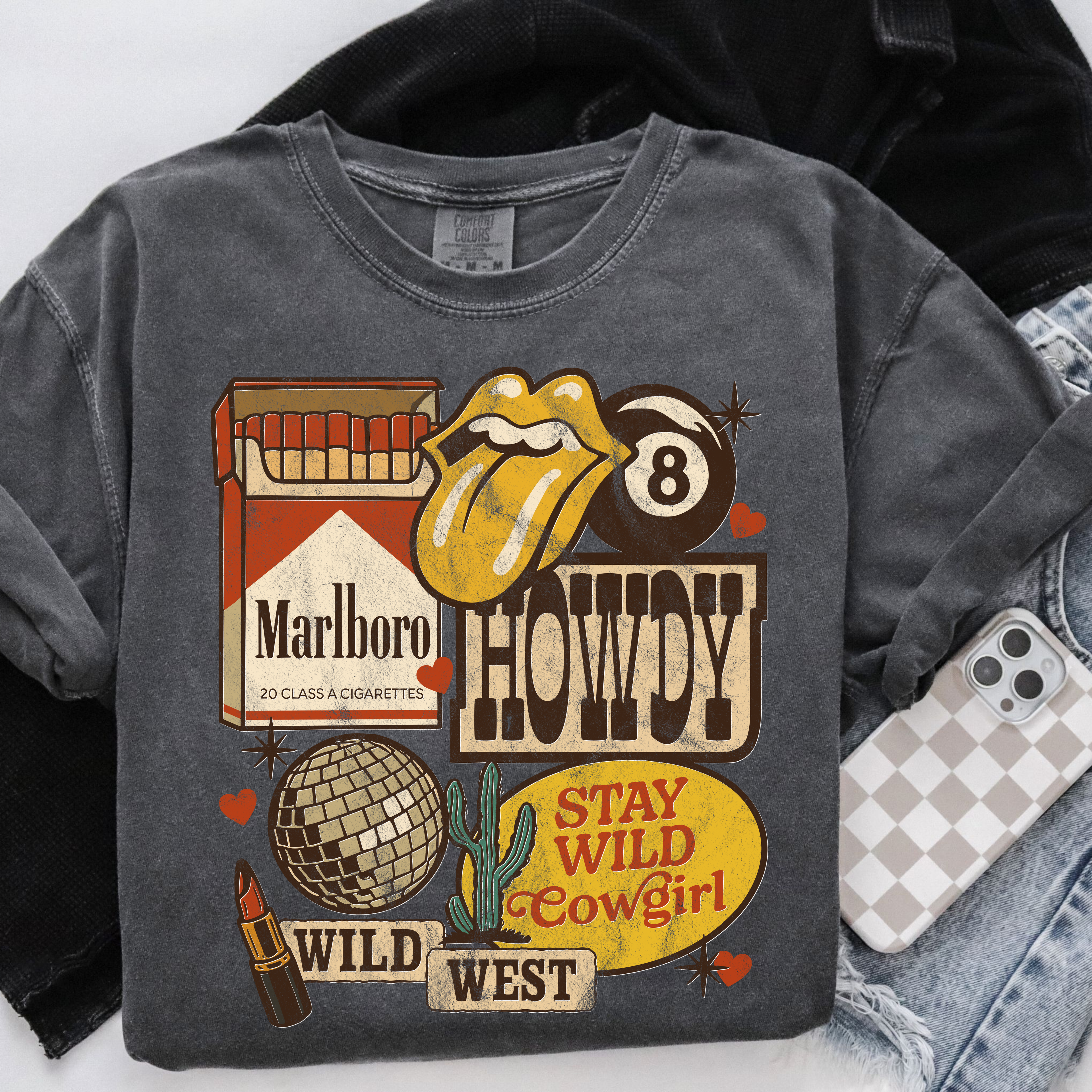 MARB COLLAGE GRAPHIC SHIRT OR SWEATSHIRT