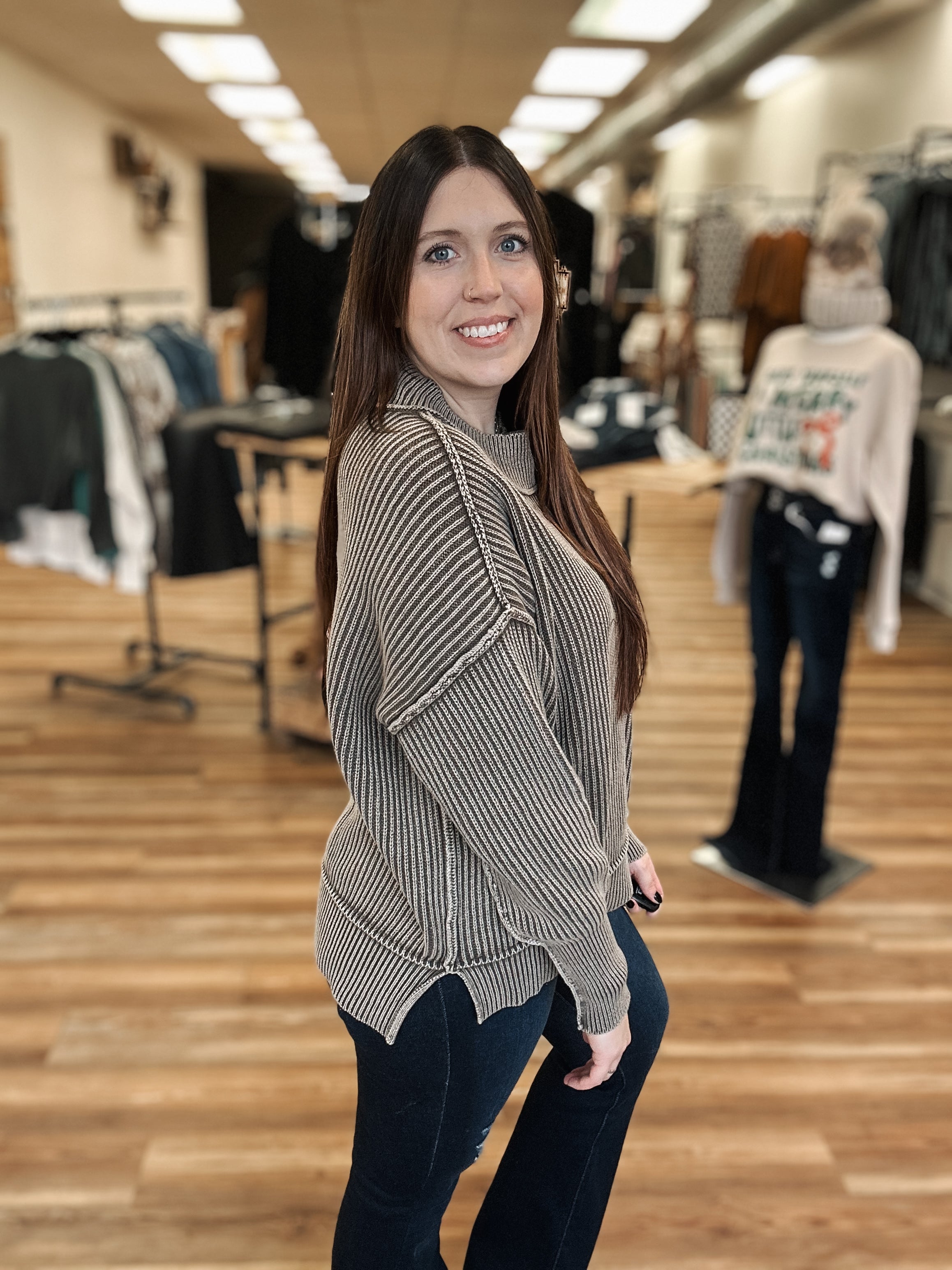 THE APPALACHIAN SWEATER - MOCHA