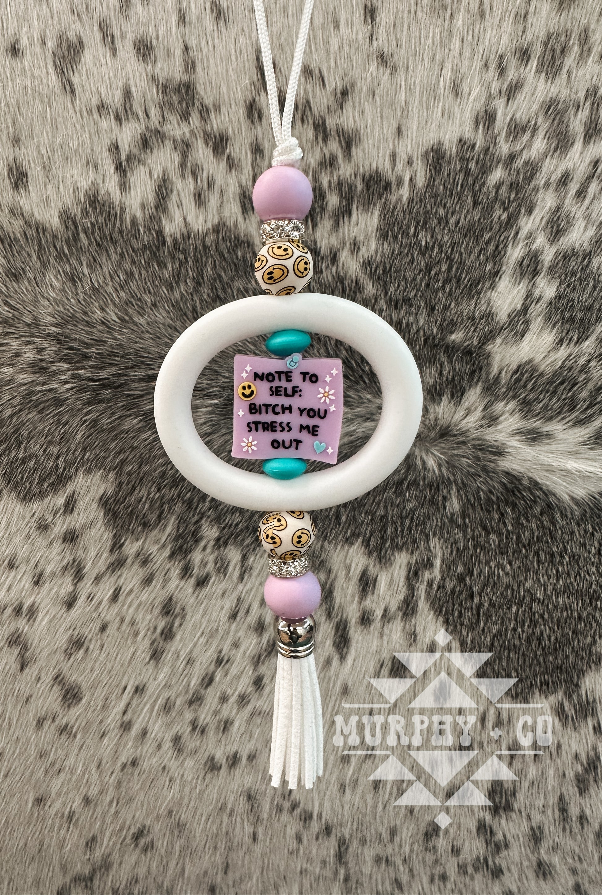 NOTE TO SELF CAR CHARM