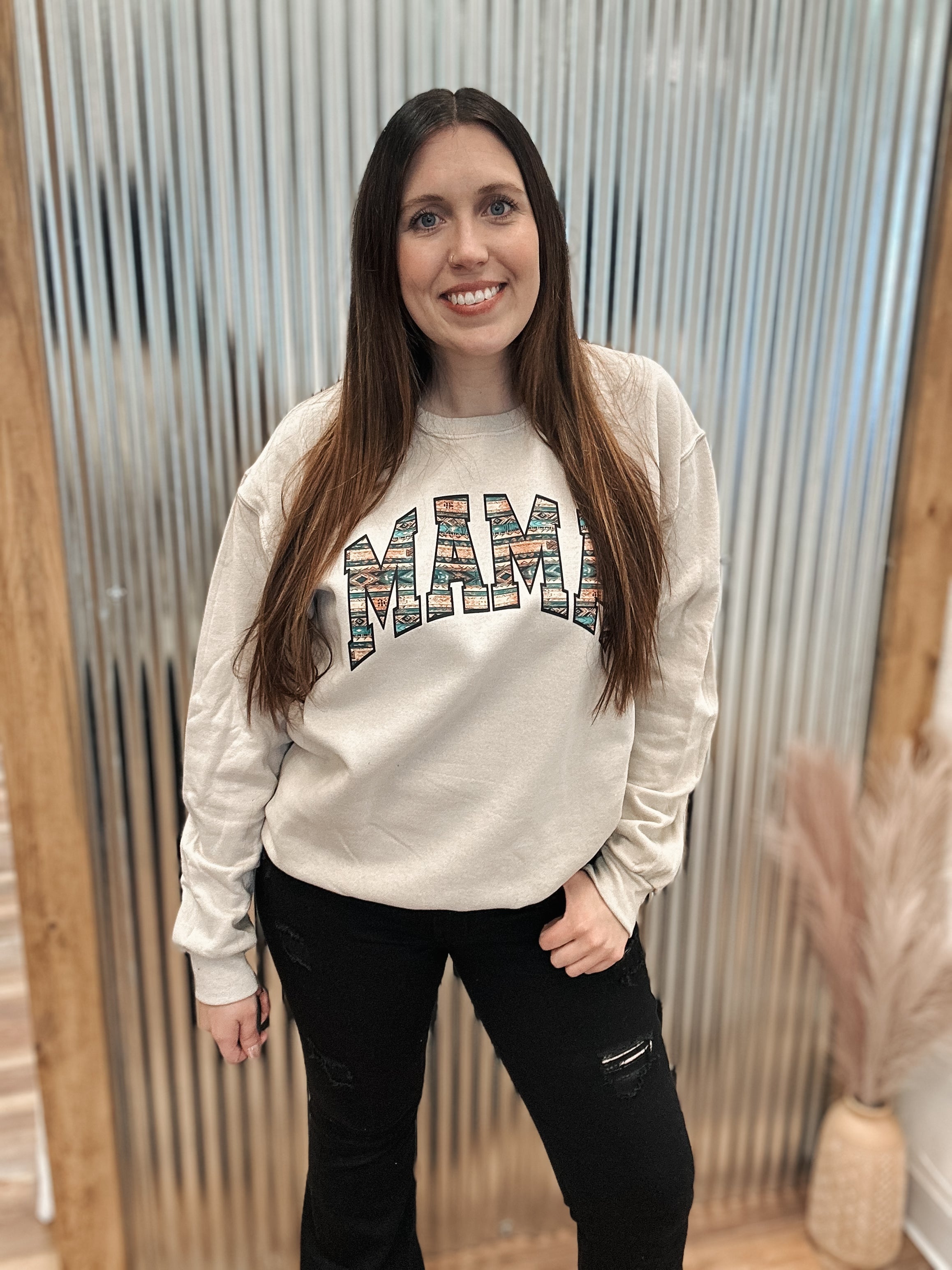 RAMBLIN’ AZTEC MAMA CREWNECK