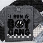 RUN A BOY GANG GRAPHIC SHIRT OR SWEATSHIRT