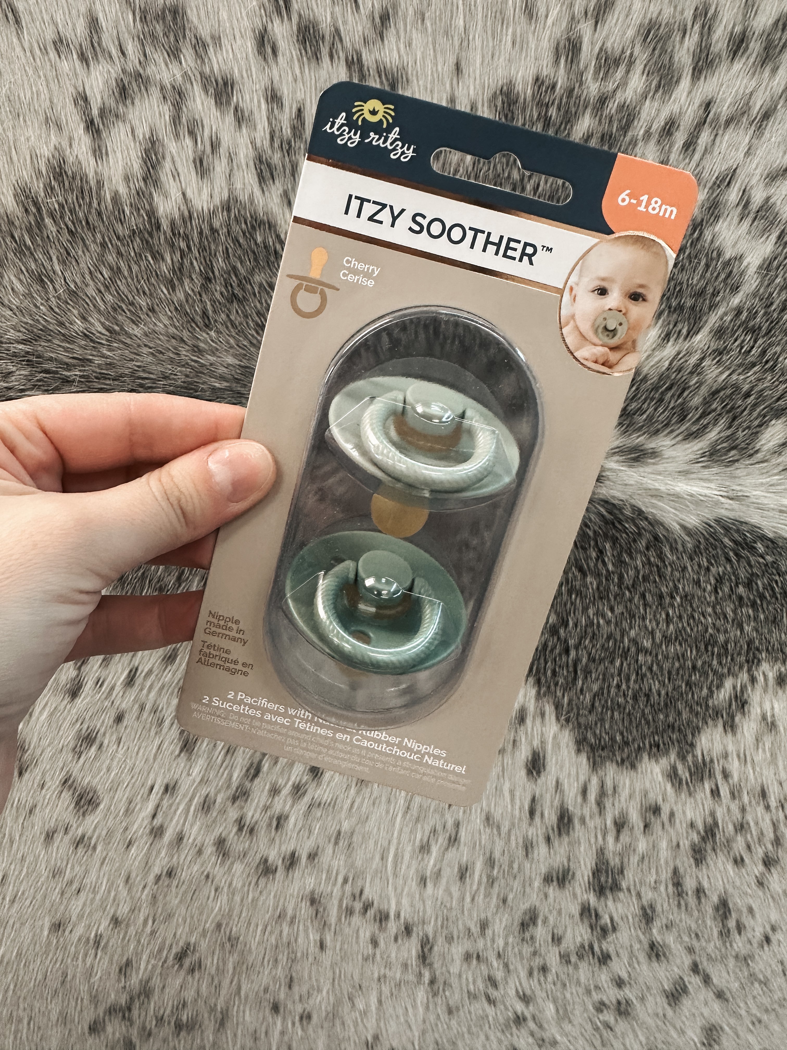 ITZY RITZY- SOOTHER NATURAL RUBBER PACIFIER (2 PACK)