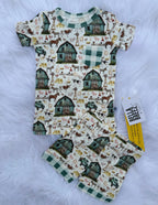 BBB Farm Ribbed Bamboo Short Set