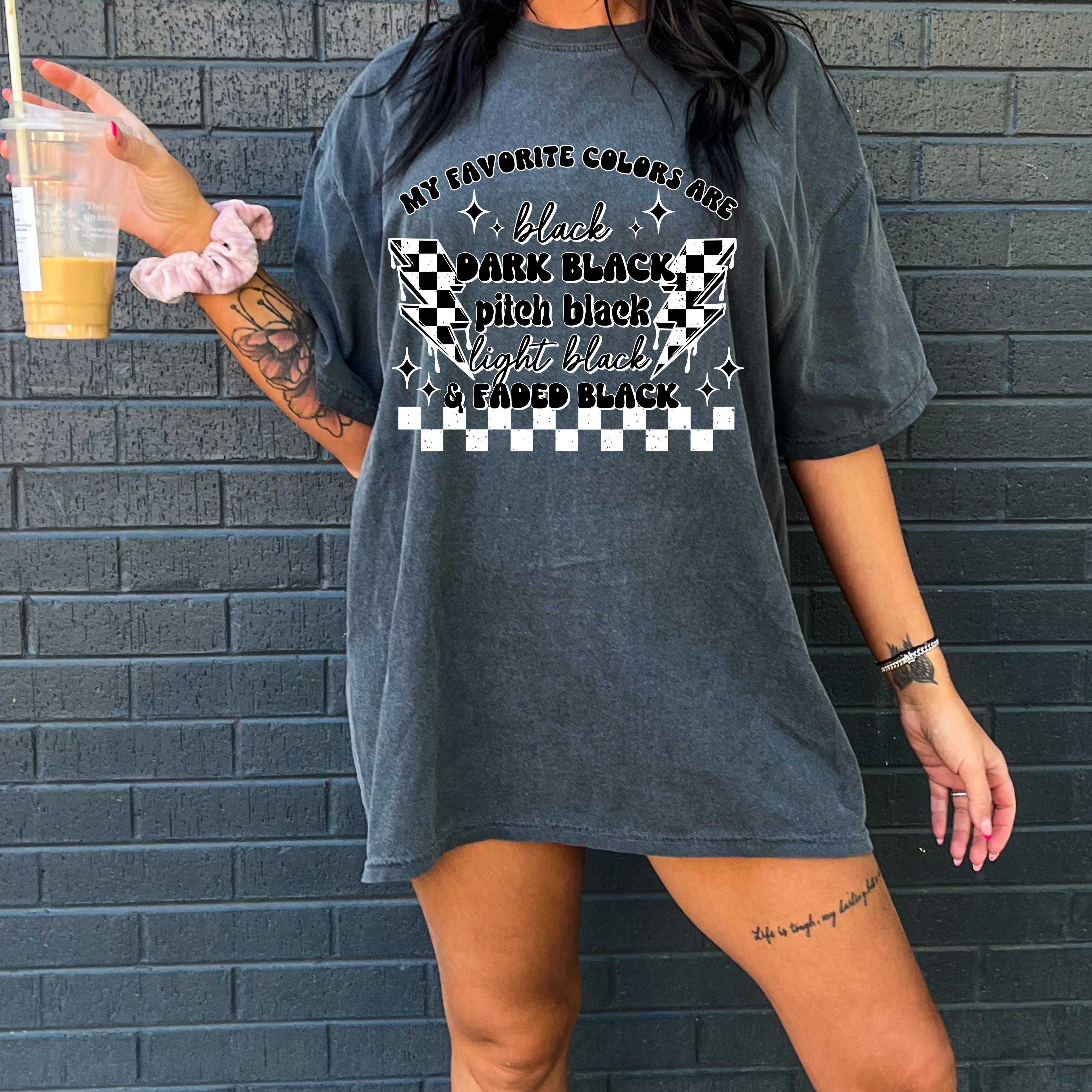 BLACK IS MY FAV SHIRT OR SWEATSHIRT