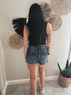 THE LETTIE DENIM SHORTS
