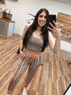 EXCLUSIVE WESTERN DREAM AZTEC BAMBOO ADULT JOGGERS