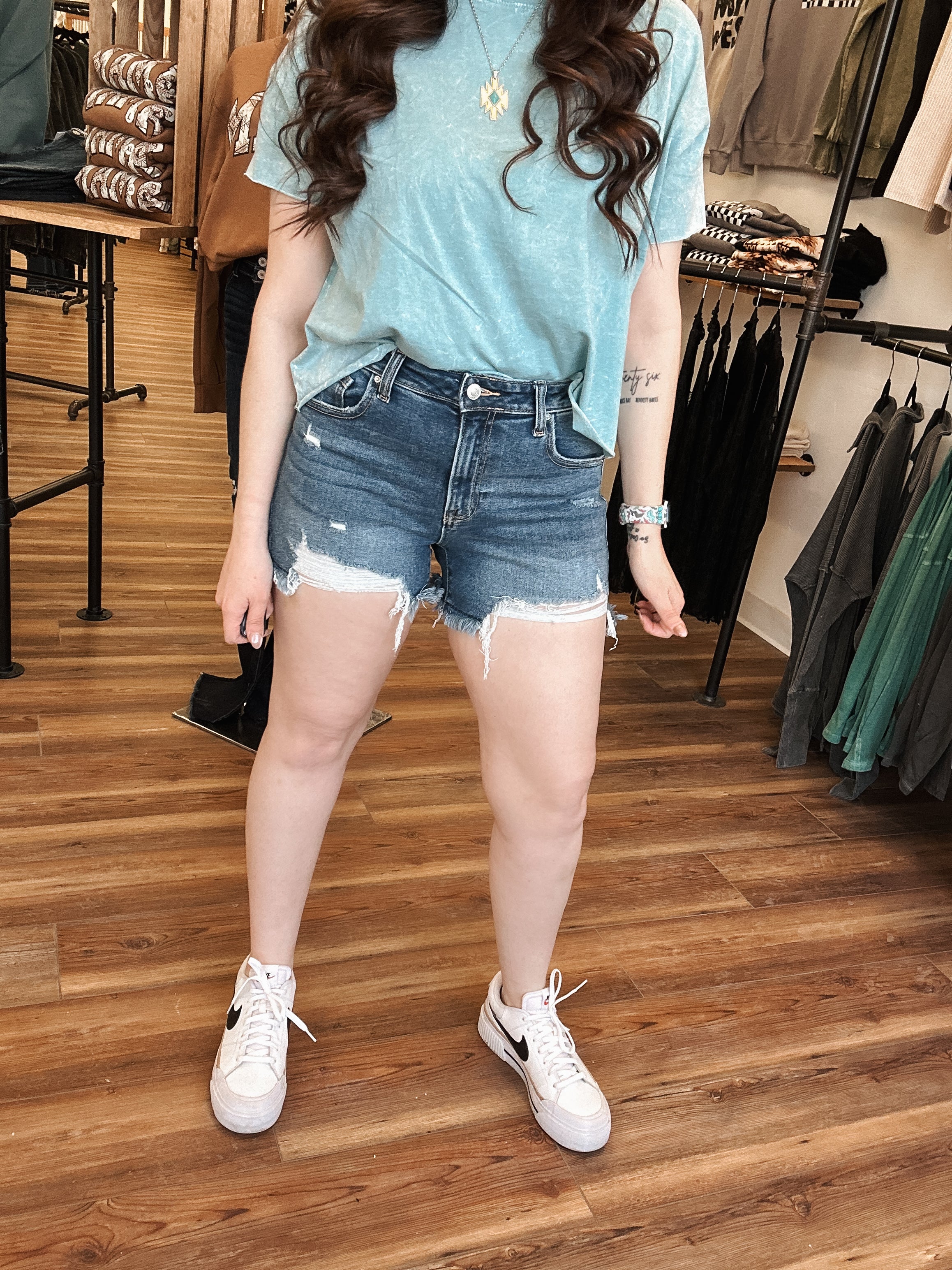 THE BECK DENIM SHORTS