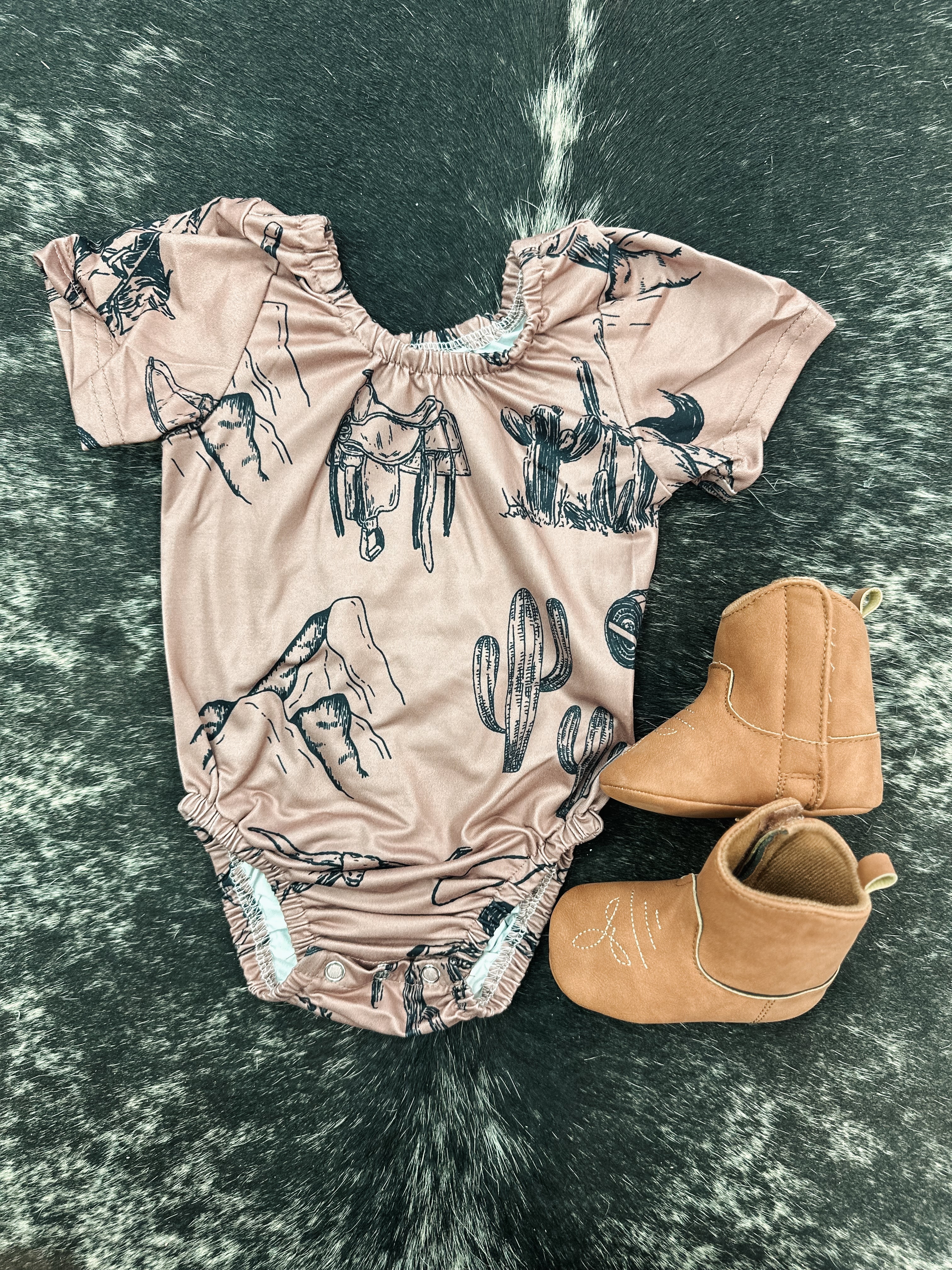 BOUT TO GET WESTERN ONESIE