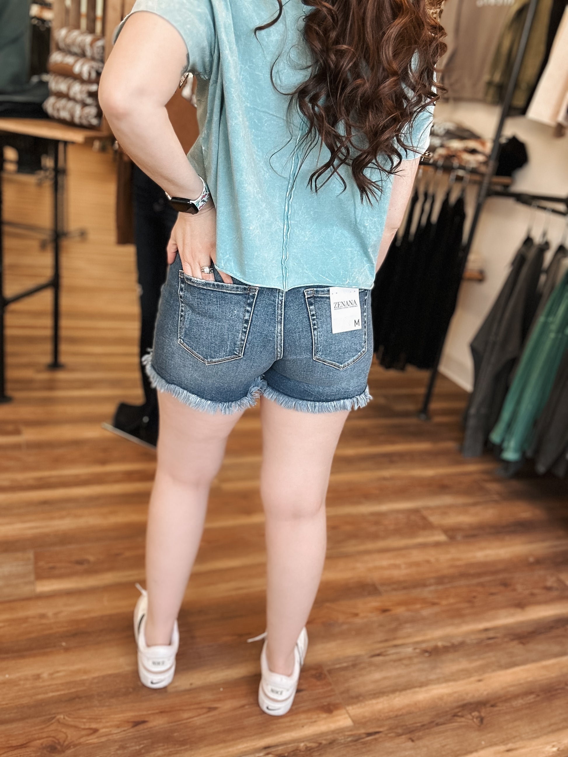 THE BECK DENIM SHORTS