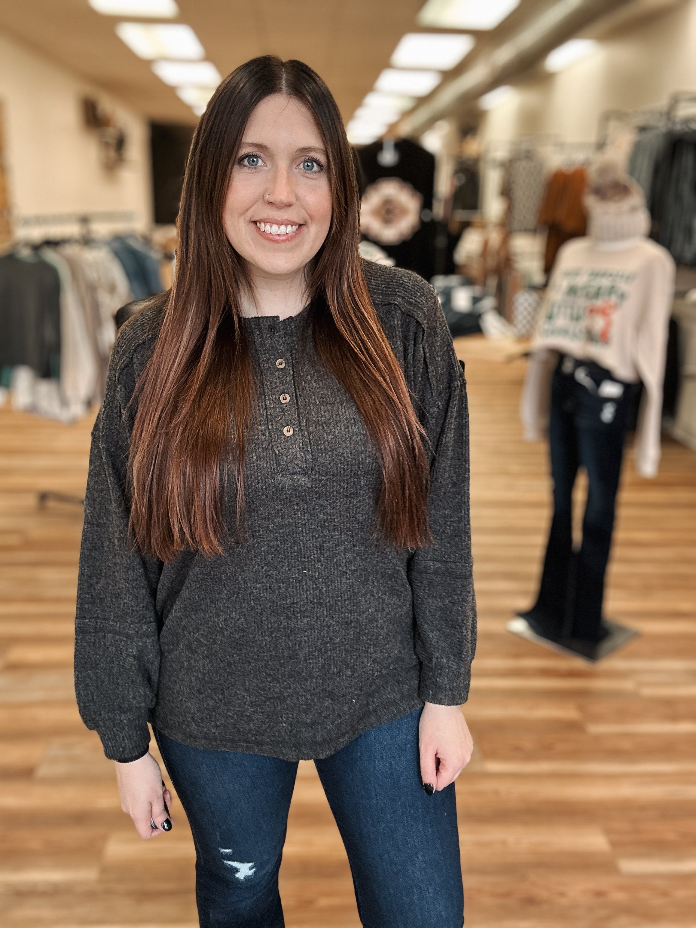 THE RANCHERO TOP - BLACK