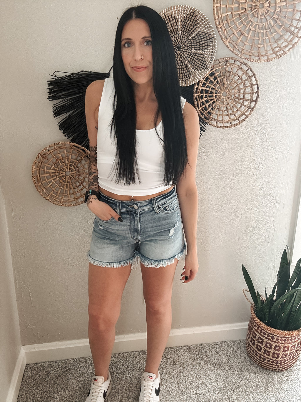THE LENNON DENIM SHORTS