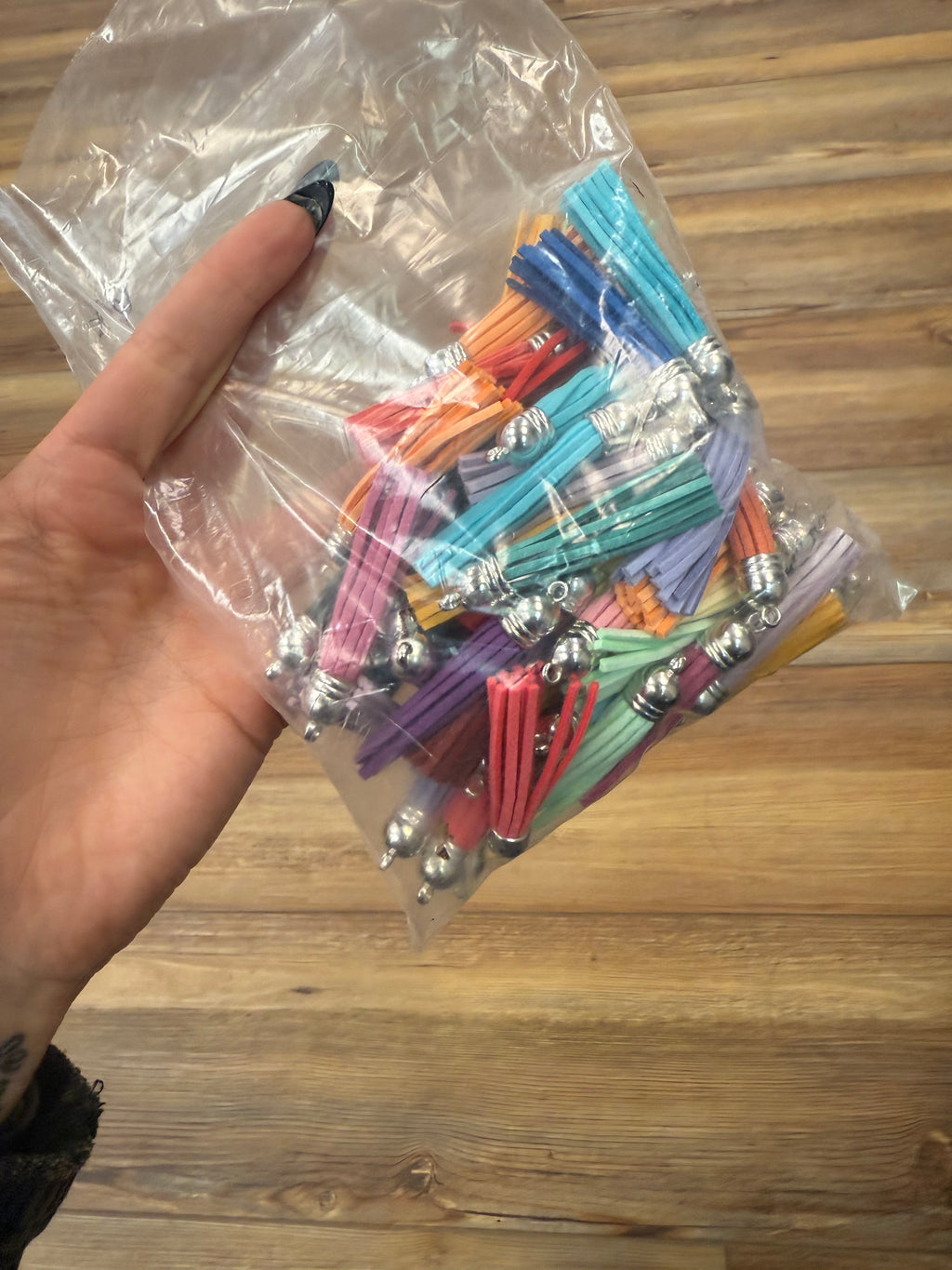 PACKS OF MULTI COLORED TASSELS