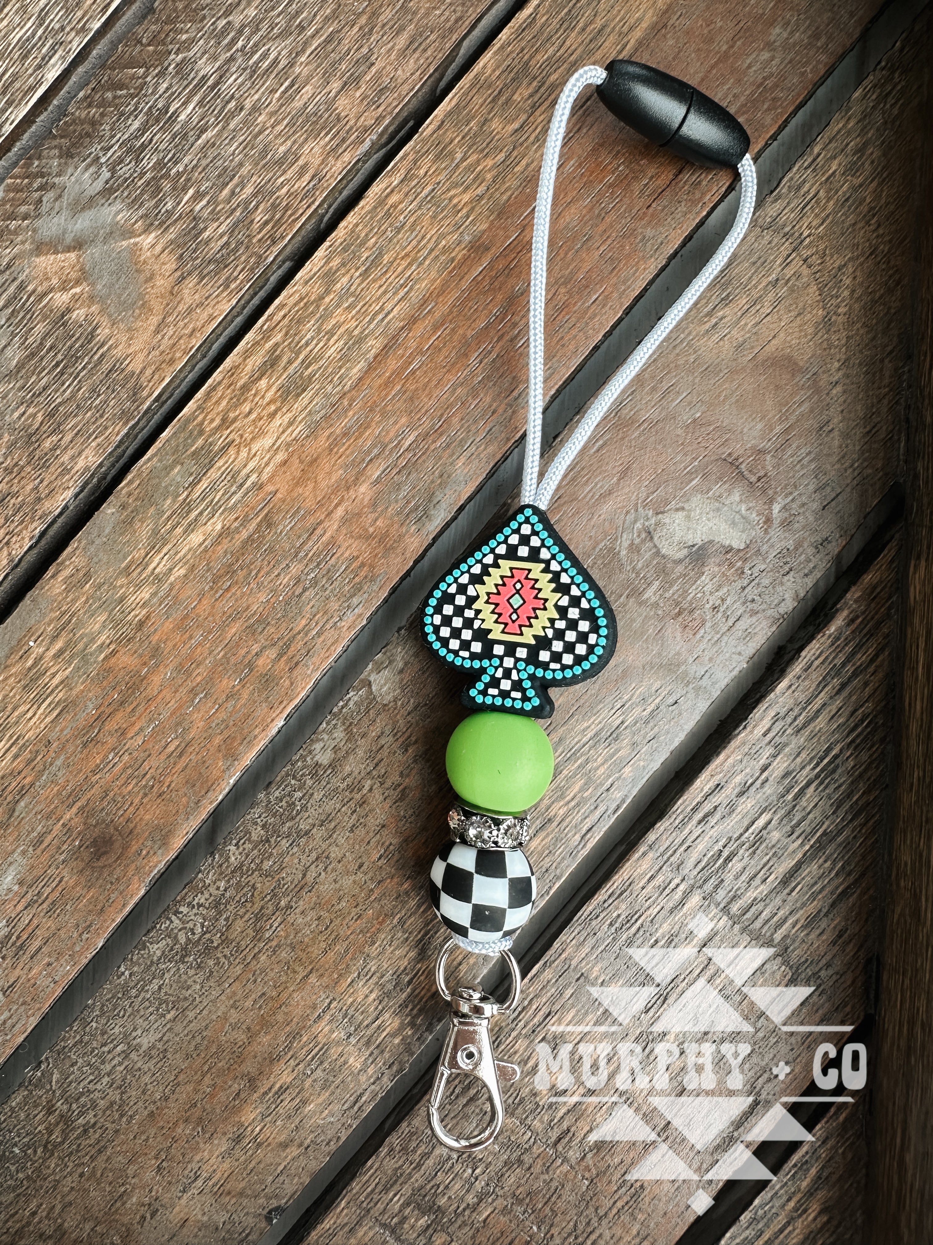 CHECKER SPADE FRESHIE HANGER