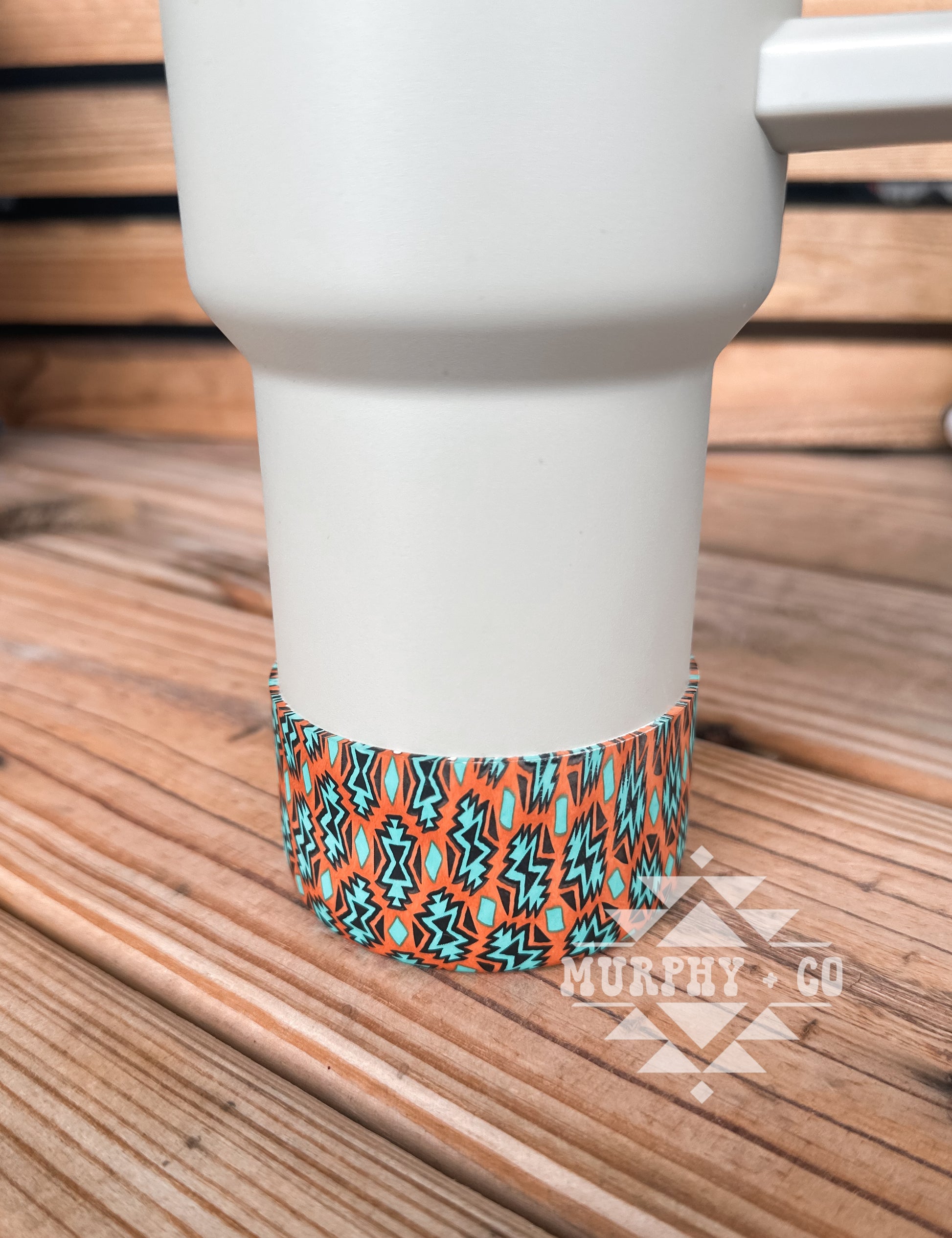 RUST + TEAL AZTEC TUMBLER BOOT