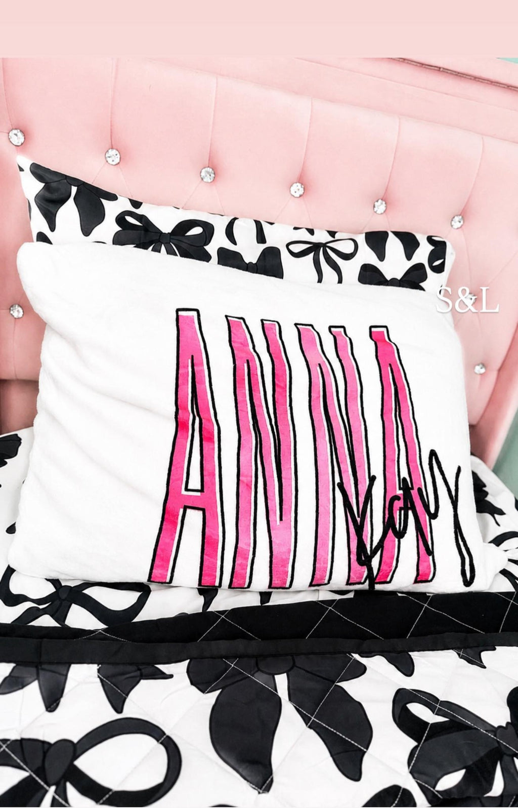 PERSONALIZED FLEECE PILLOW CASE - PREORDER * ARRIVES EARLY/MID SEPT