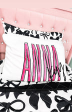 PERSONALIZED FLEECE PILLOW CASE - PREORDER * ARRIVES EARLY/MID SEPT