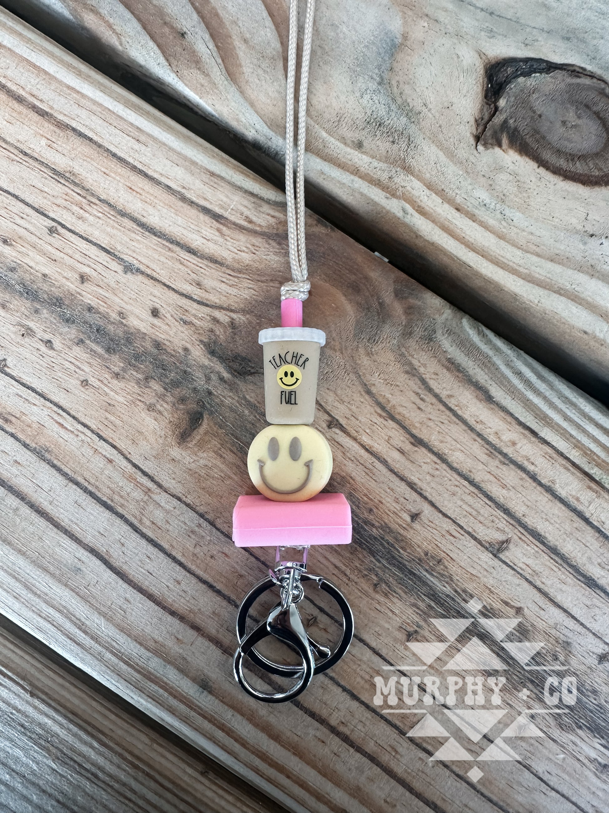TEACHER FUEL LANYARD OR BADGE REEL