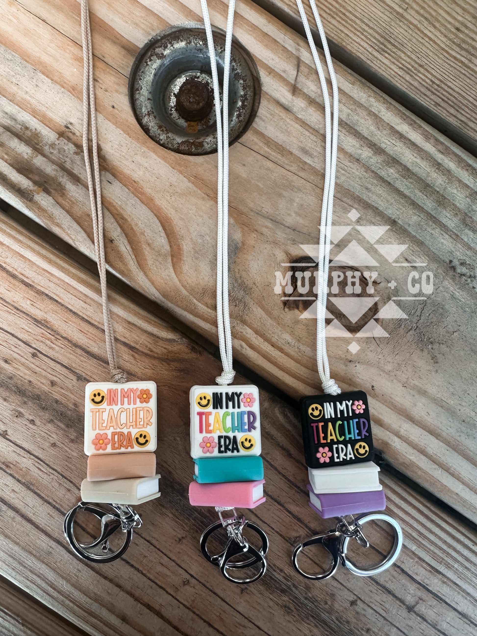 IN MY TEACHER ERA LANYARD OR BADGE REEL