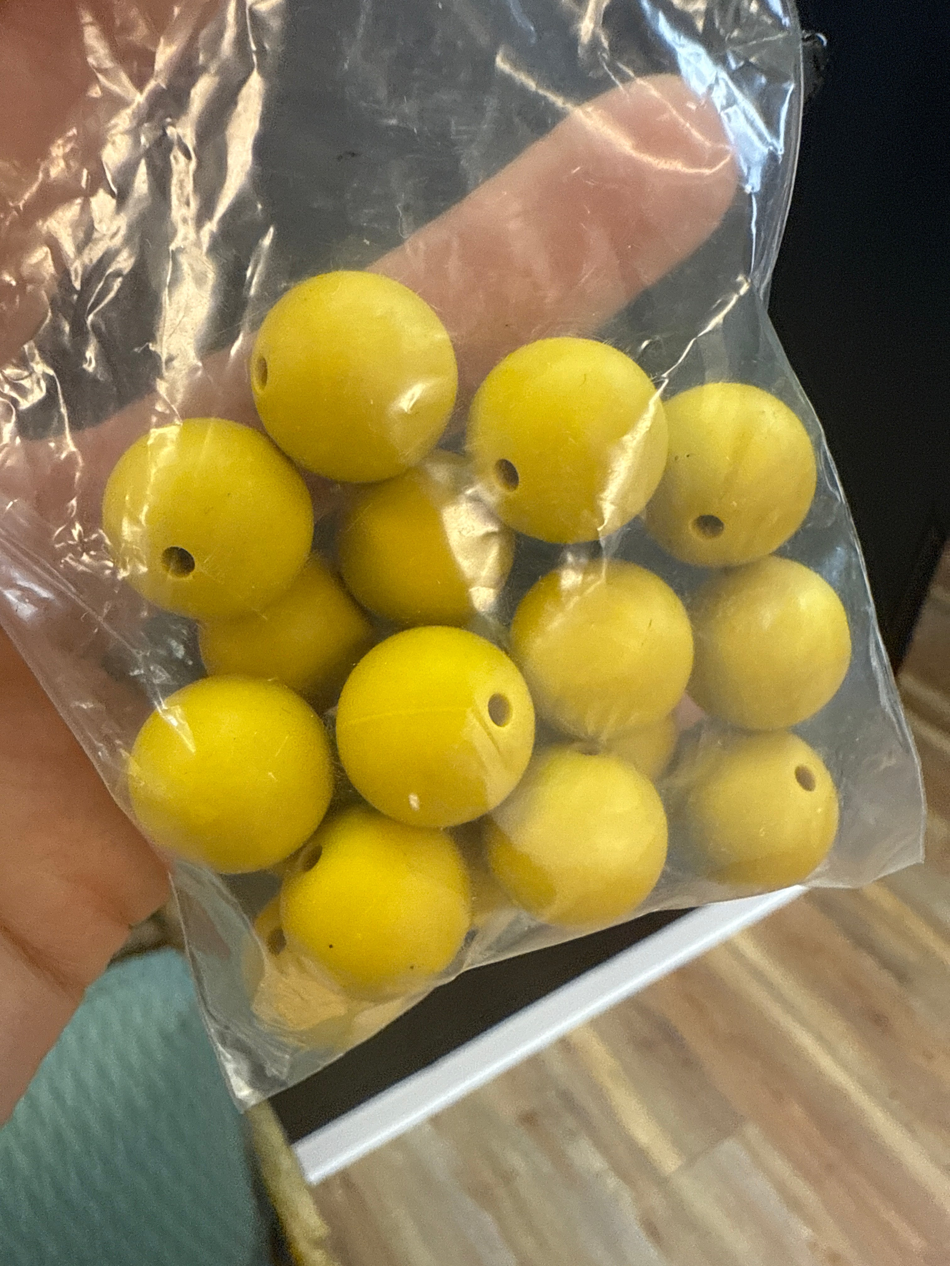 PACK OF 18 15MM MUSTARD