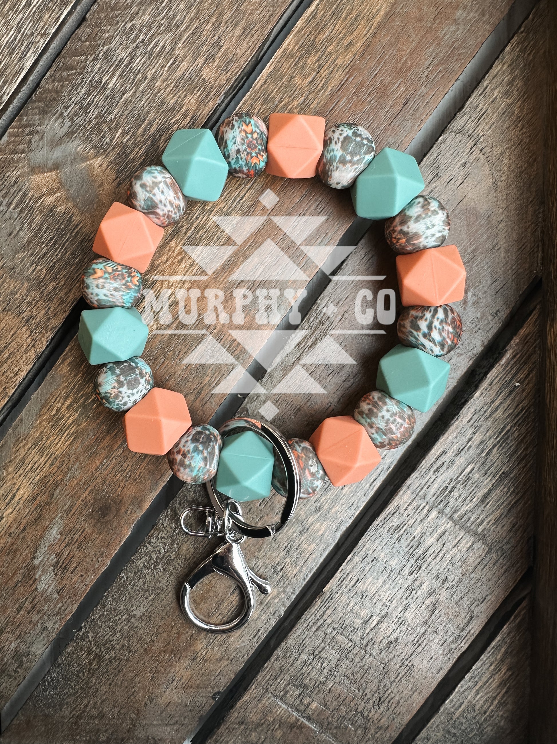 COWHIDE AZTEC WRISTLET