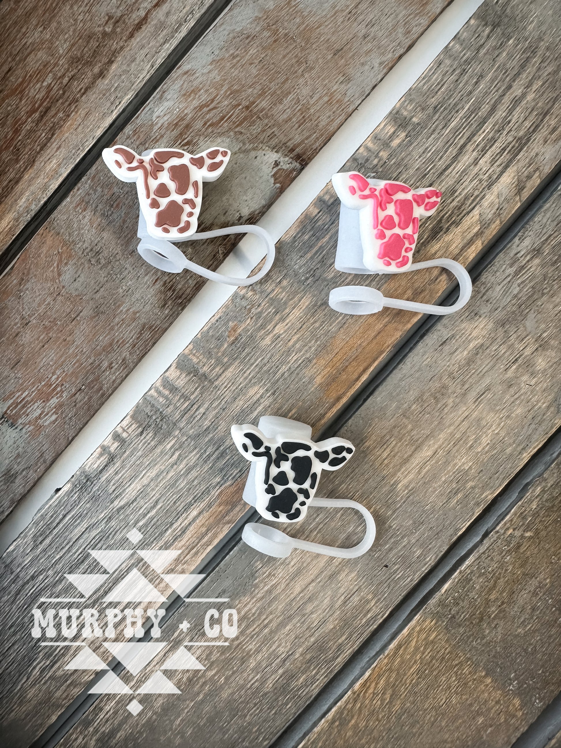 COW STRAW TOPPER