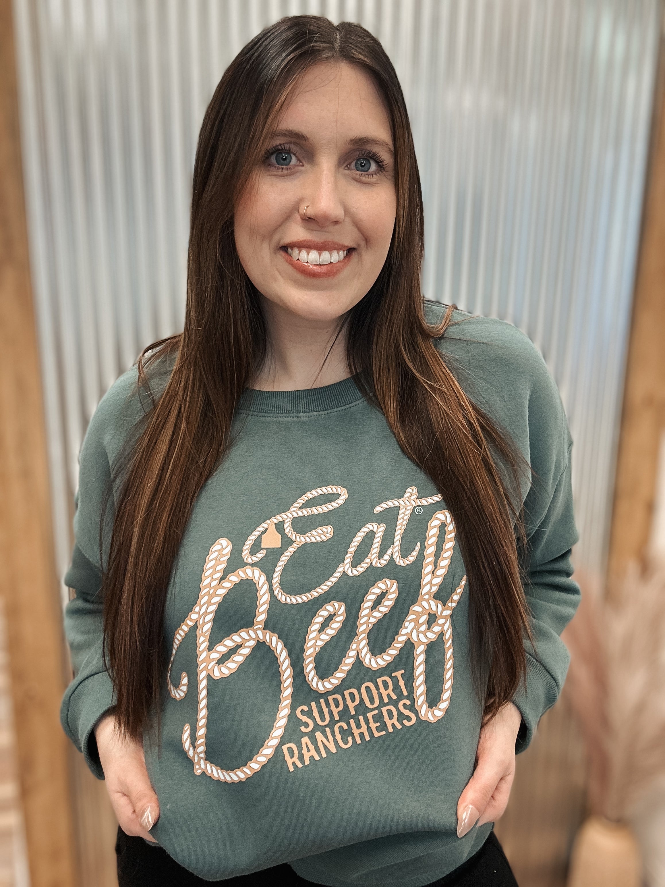 EAT BEEF CREWNECK