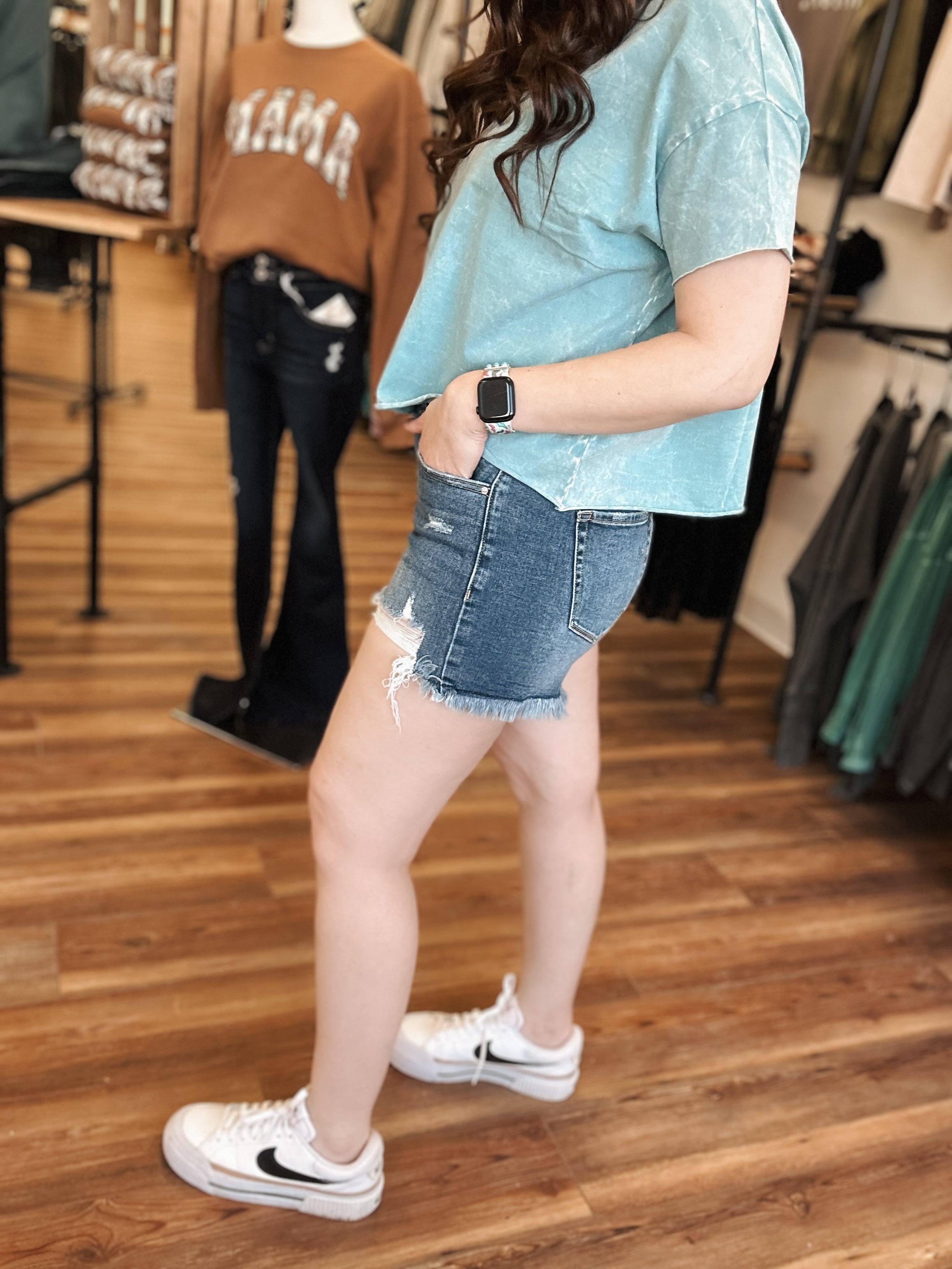 THE BECK DENIM SHORTS