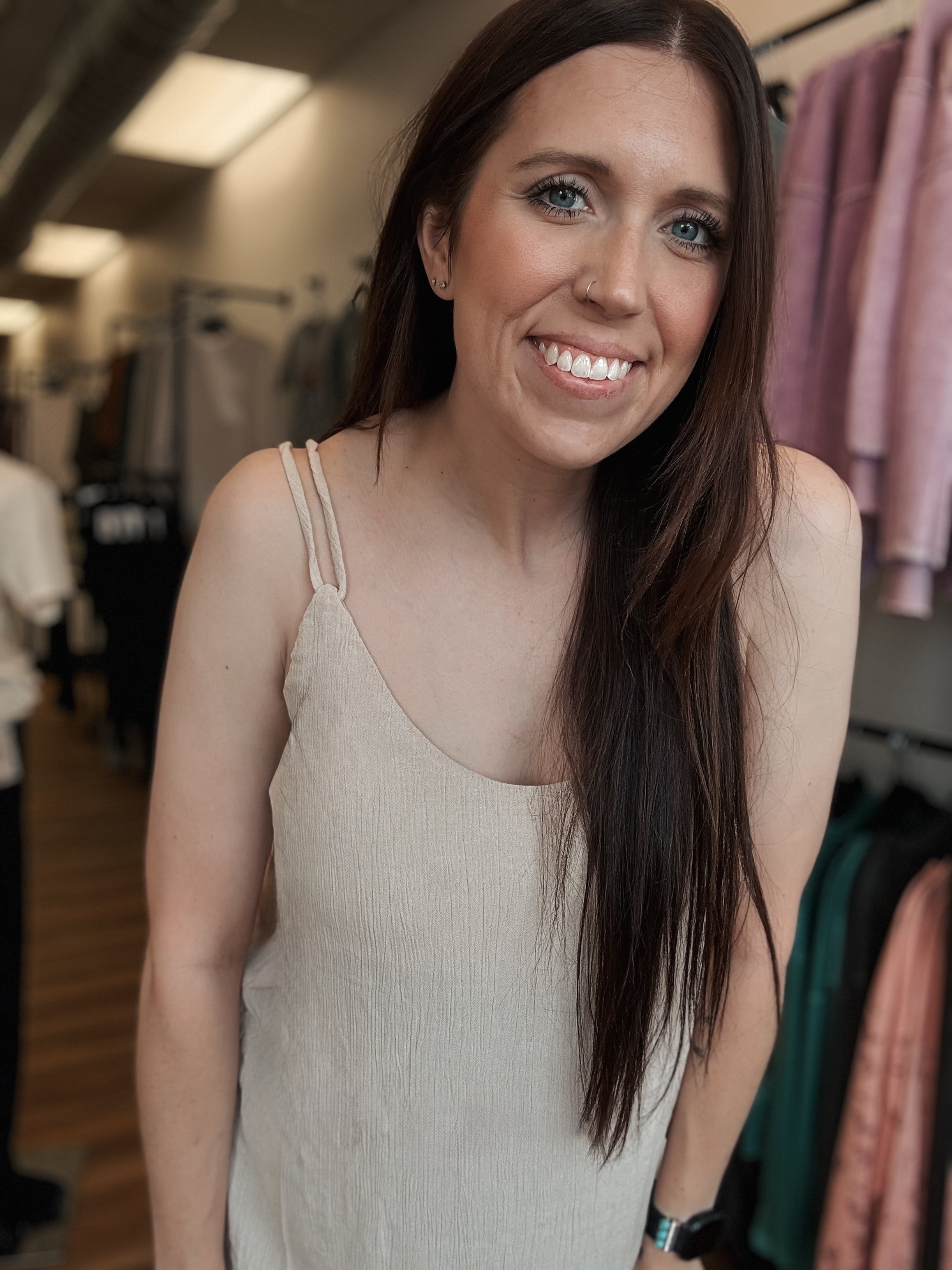 THE CLASSIC TANK - BEIGE