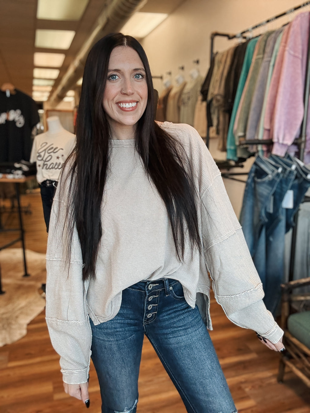 THE RORY PULLOVER - ASH MOCHA