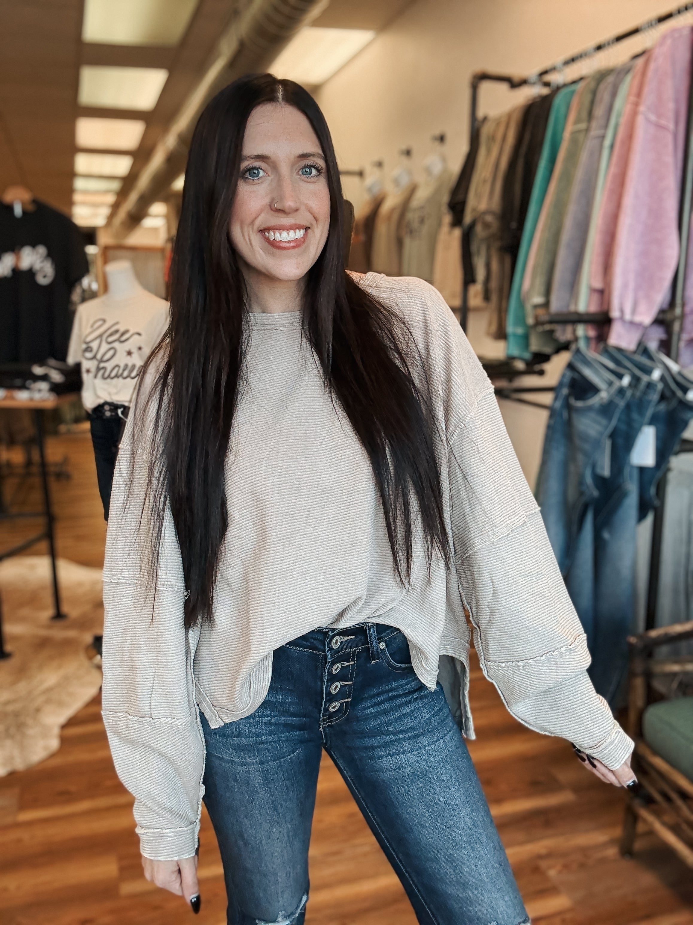 THE RORY PULLOVER - ASH MOCHA