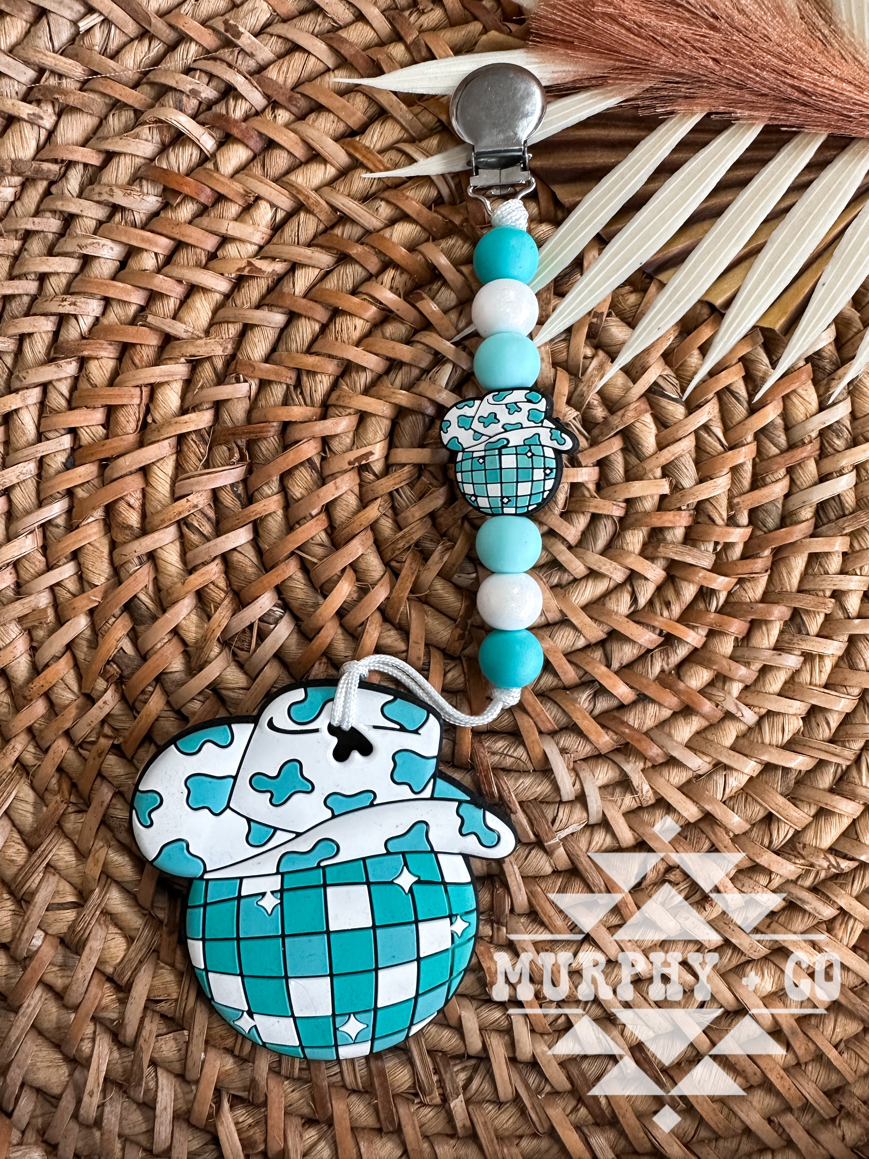 BLUE DISCO COWGIRL TEETHER SET