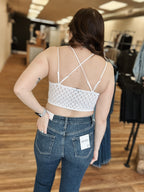 ADELAIDE LACE BRALETTE - WHITE