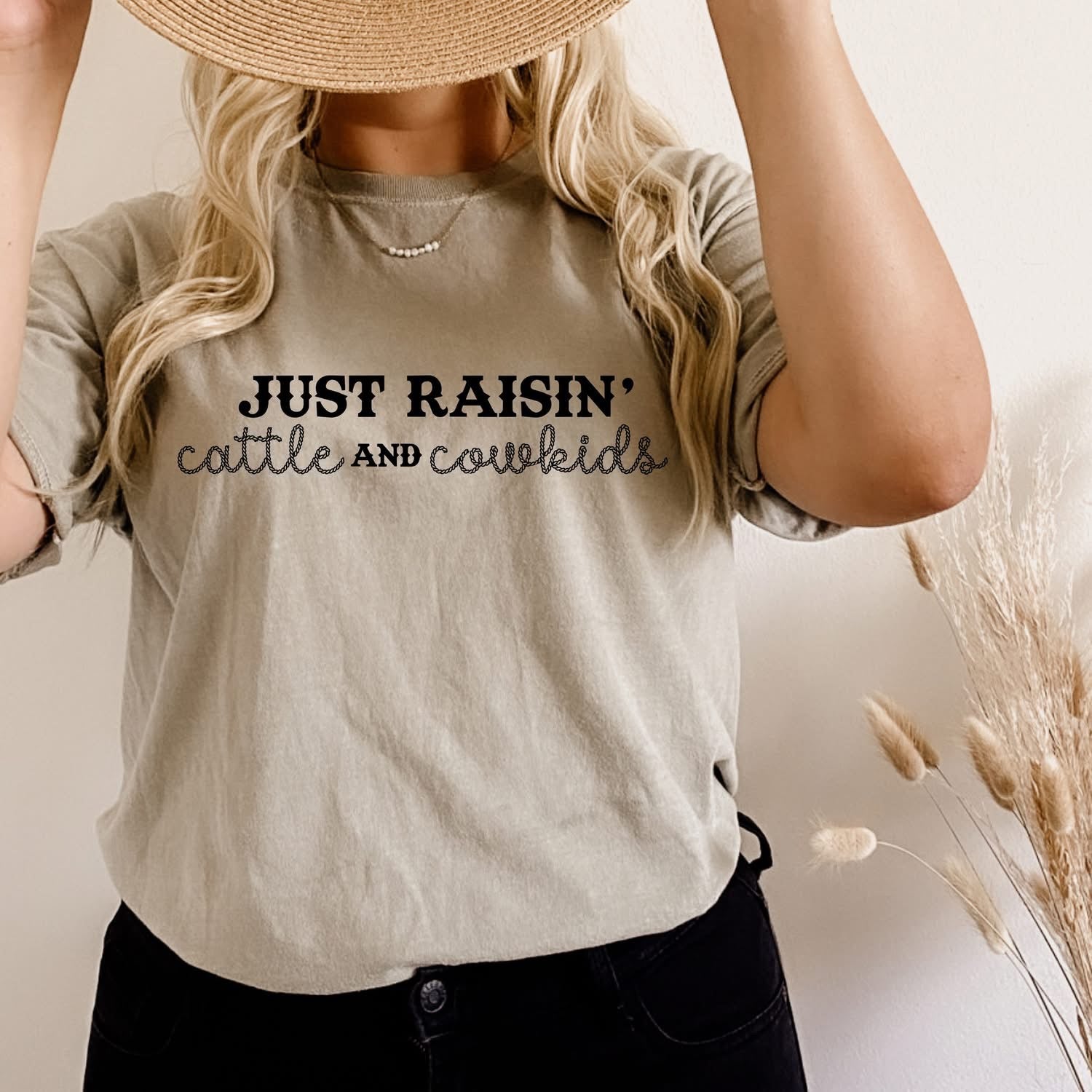 JUST RAISIN CATTLE + COWKIDS SHIRT OR SWEATSHIRT
