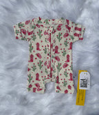 Coastal Cowgirl Ruffled Bamboo Shortie Romper